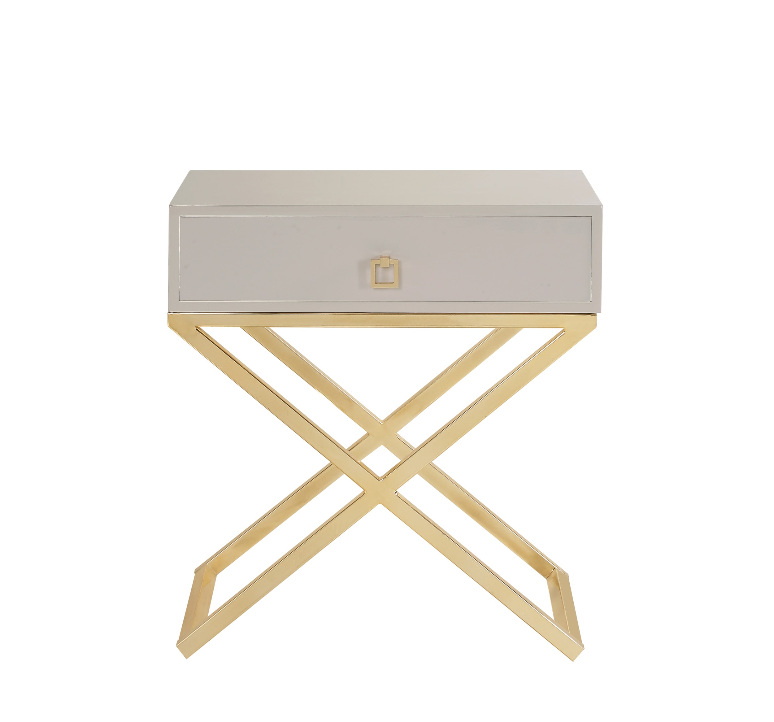 Chic Home Design FST2797-LW Ithaca Beige Modern Coffee Table with Storage