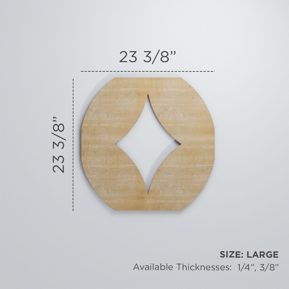 Ekena Millwork WALW24X24X0250GSHMF Wall-Panels - View #3