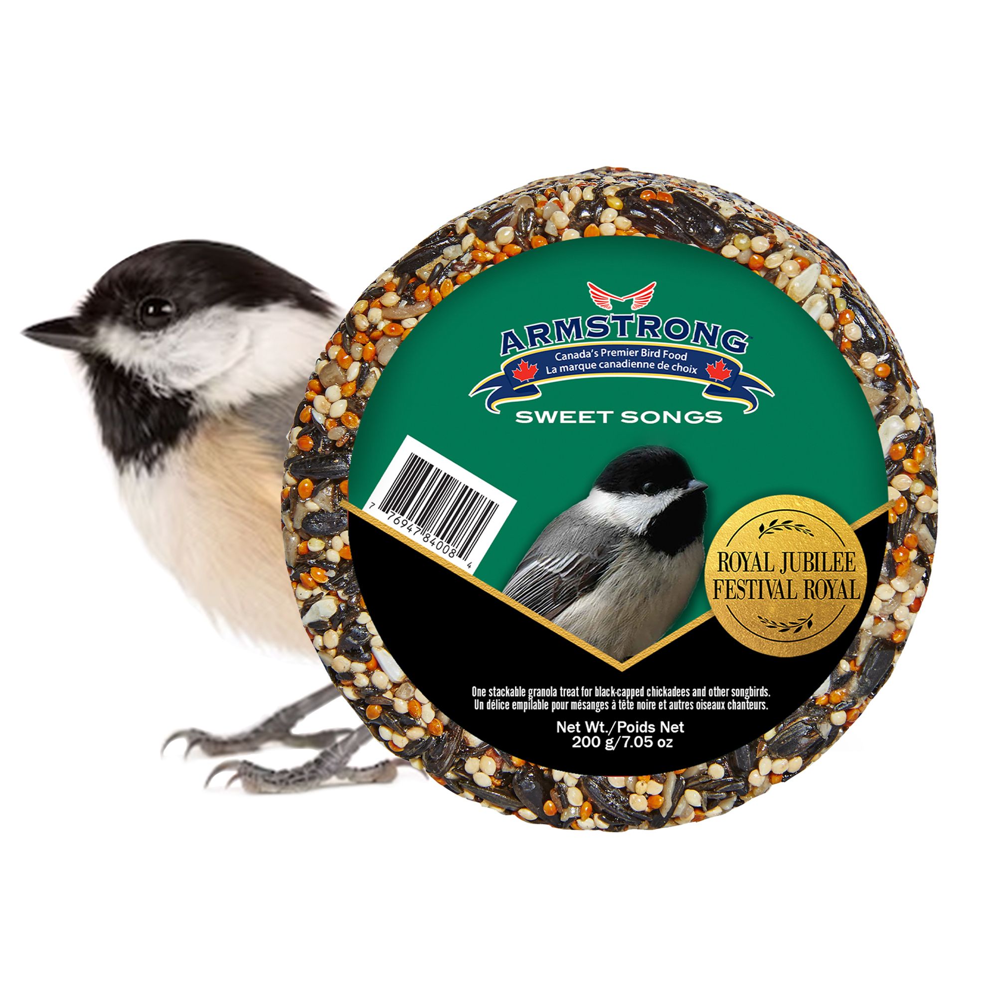 ARMSTRONG Wild Bird Food Royal Jubilee Sweet Songs Granola Stack - 7.05oz