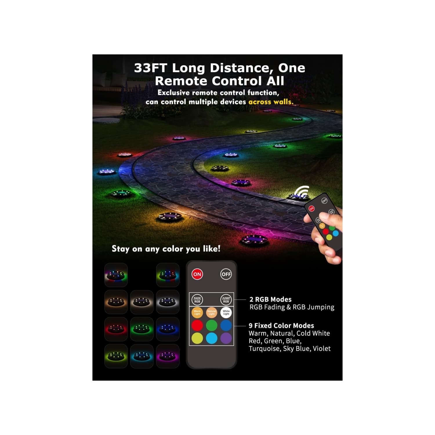 Angel Sar L2FHA511DWLT18 Path-Lights - View #3