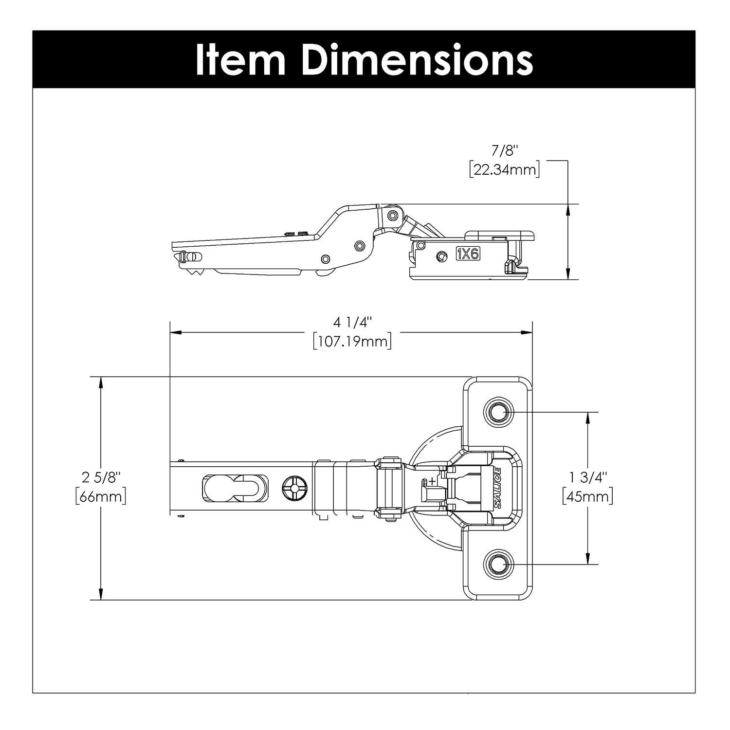 Hickory Hardware HH74721-14 Cabinet-Hinges - View #4