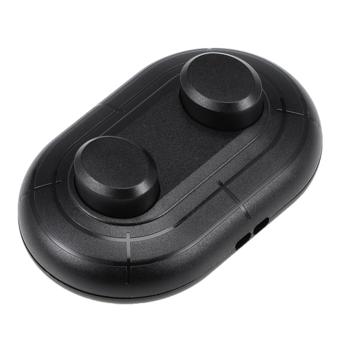 Unique Bargains Inline Foot Pedal Push Lamp Switch 2 Buttons Lighting Foot Control Latching ON-Off Footswitch Black #S25112701UX5933