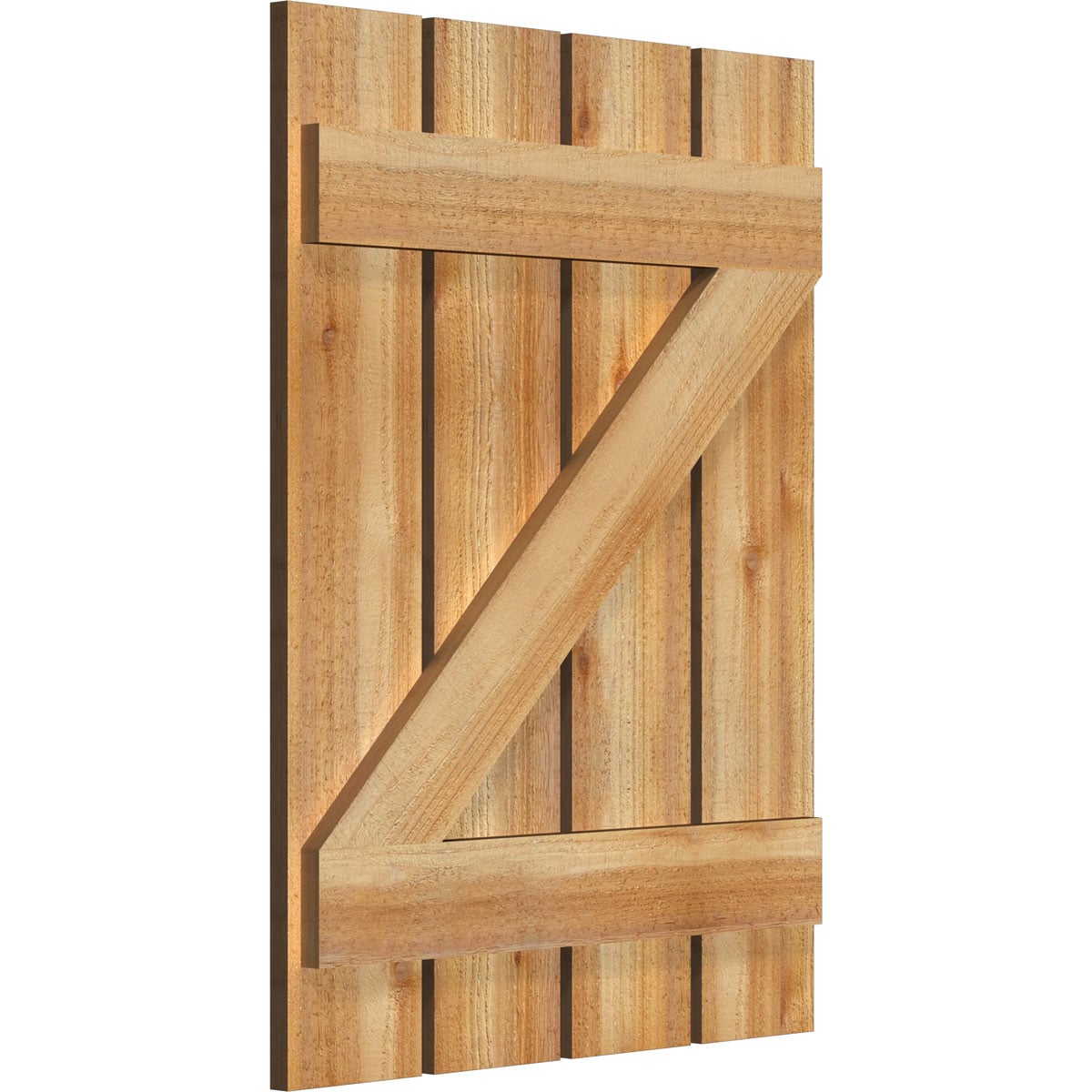 Ekena Millwork RBS06Z23X031RWR Exterior-Shutters - View #2