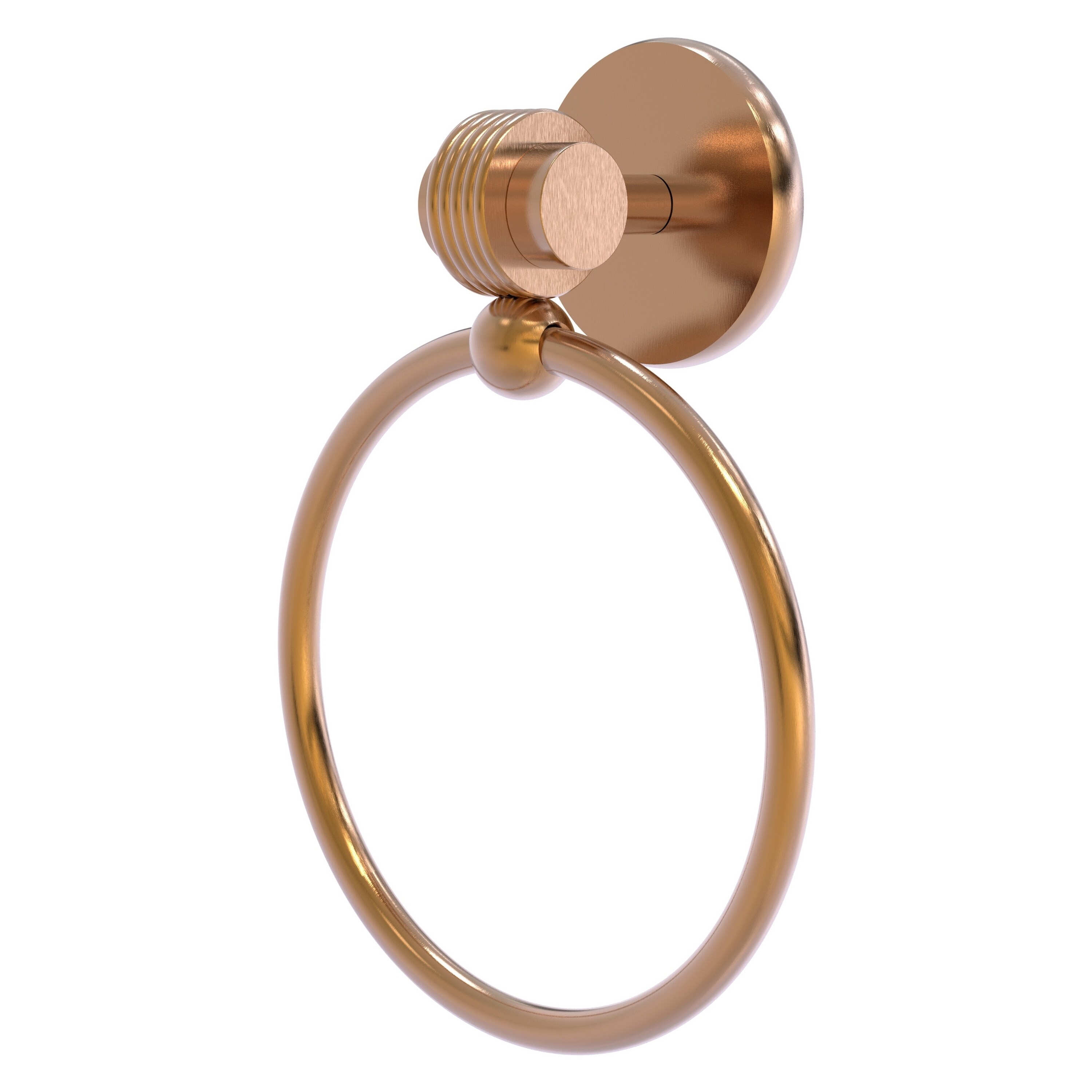 Allied Brass 7216G-BBR Satellite Orbit Two Brushed Bronze Wall mount Single Towel Ring
