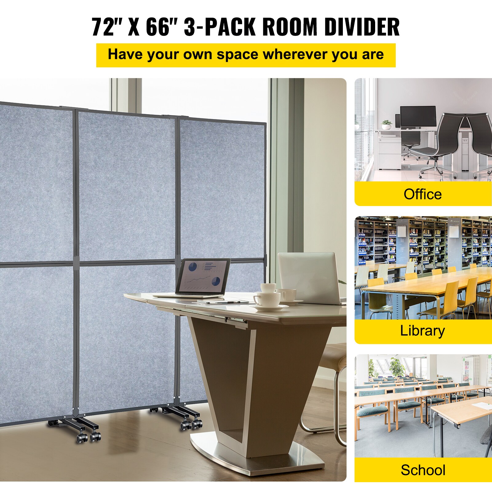 VEVOR LDSGYPF7266SPDHS1V0 Indoor-Privacy-Screens - View #3