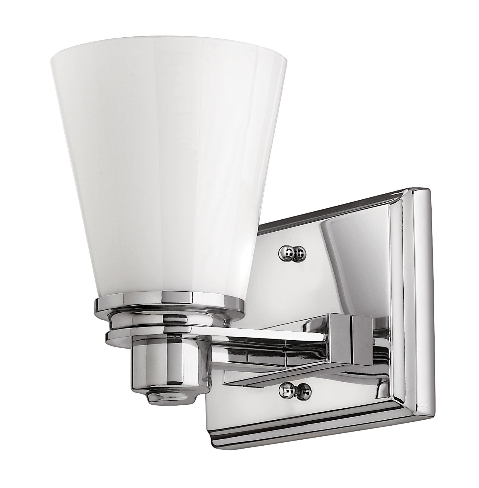 Hinkley 5550CM Avon 7.25-in 1 -Light Gloss Chrome Transitional Vanity light