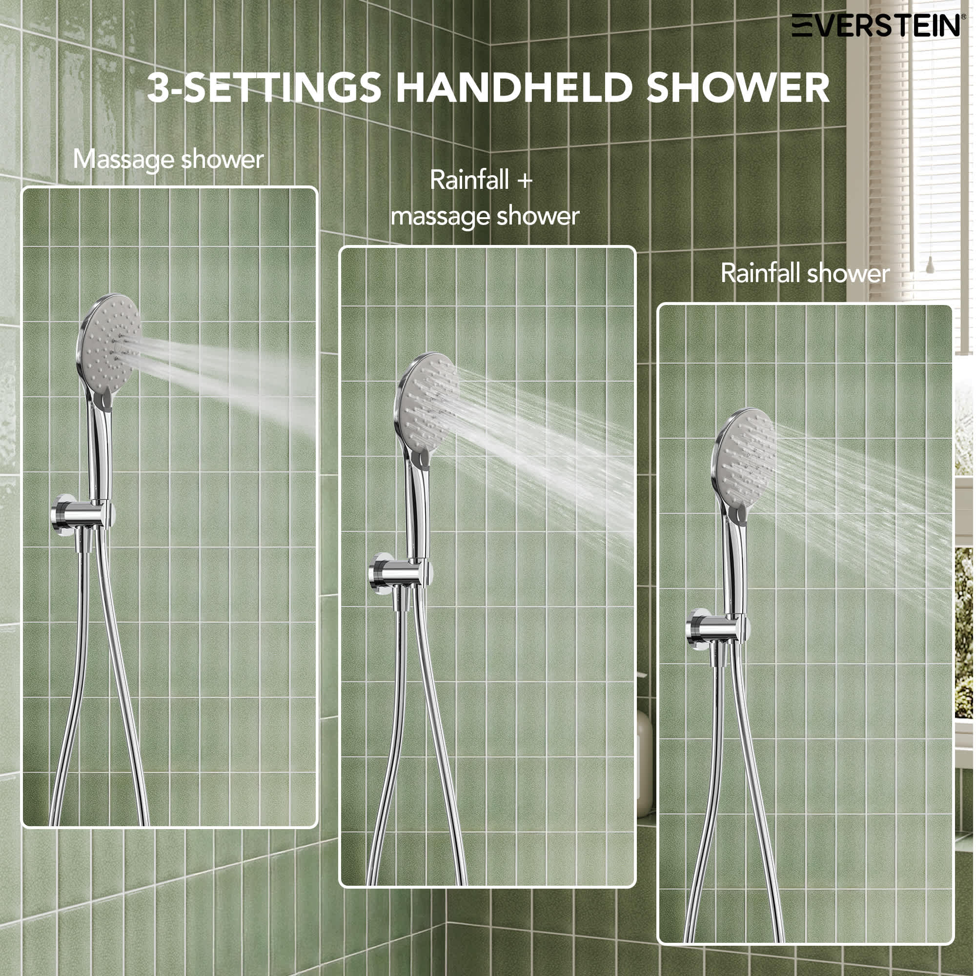 EVERSTEIN SFS-1076-CH9 Showerhead-Bar-Panels - View #9