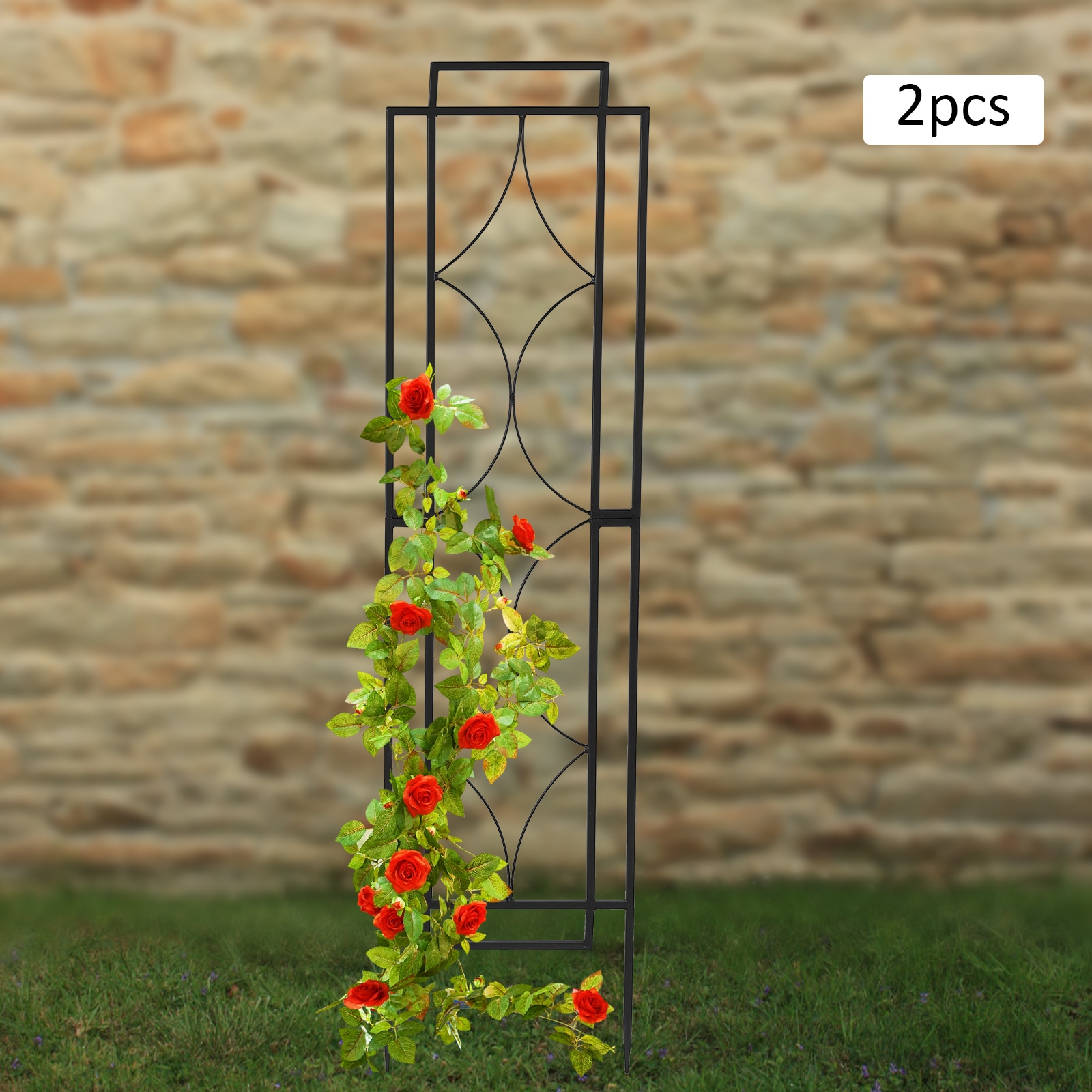 Steel Frame 42 Inch Tall Garden Trellises At Lowes.com