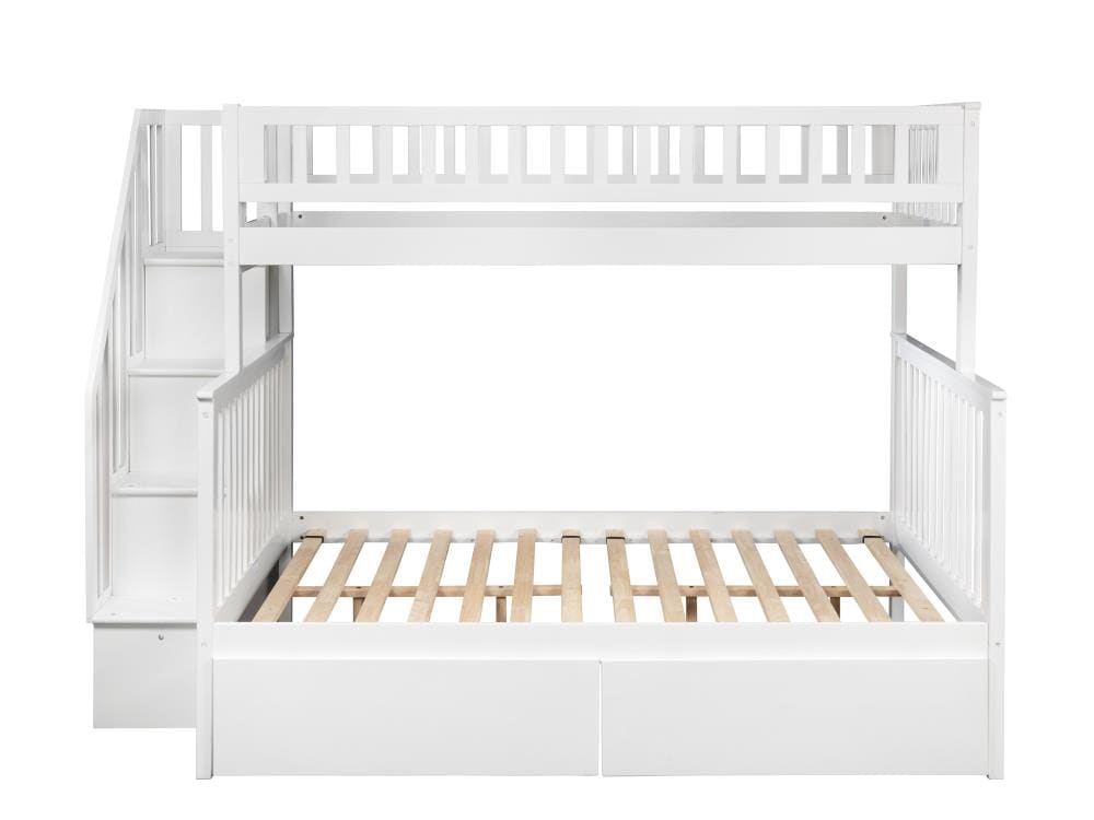 AFI Furnishings Woodland White Twin Over Full Bunk Bed at Lowes.com