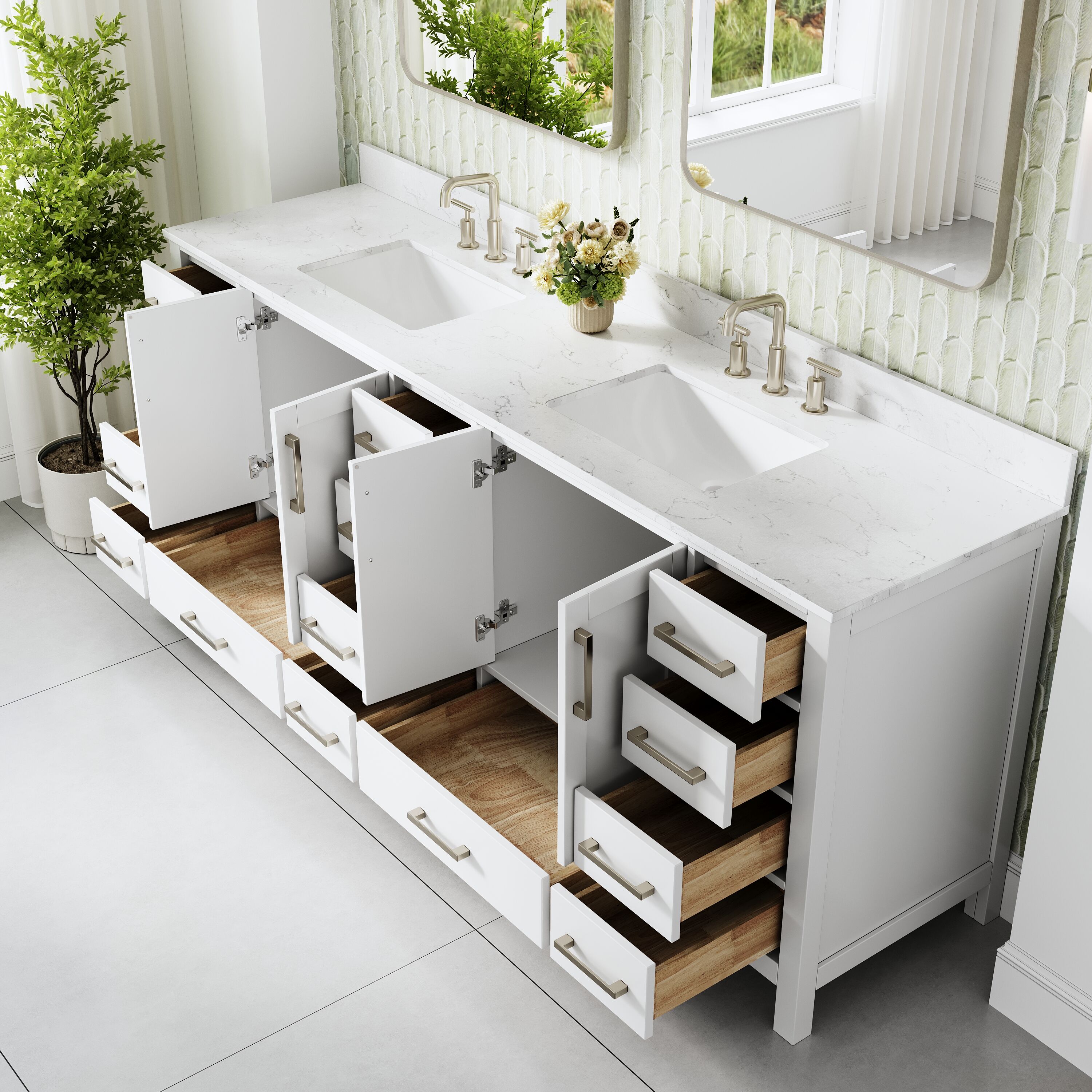 Iseryn FD84CNWT Bath-Vanity-Combo - View #6