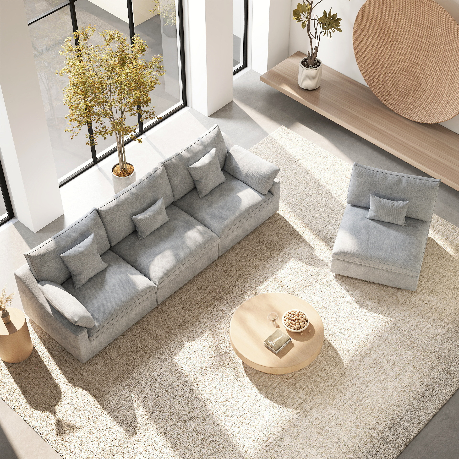 BuotiqHom DH-S4-140LG Sofas-Loveseats - View #3