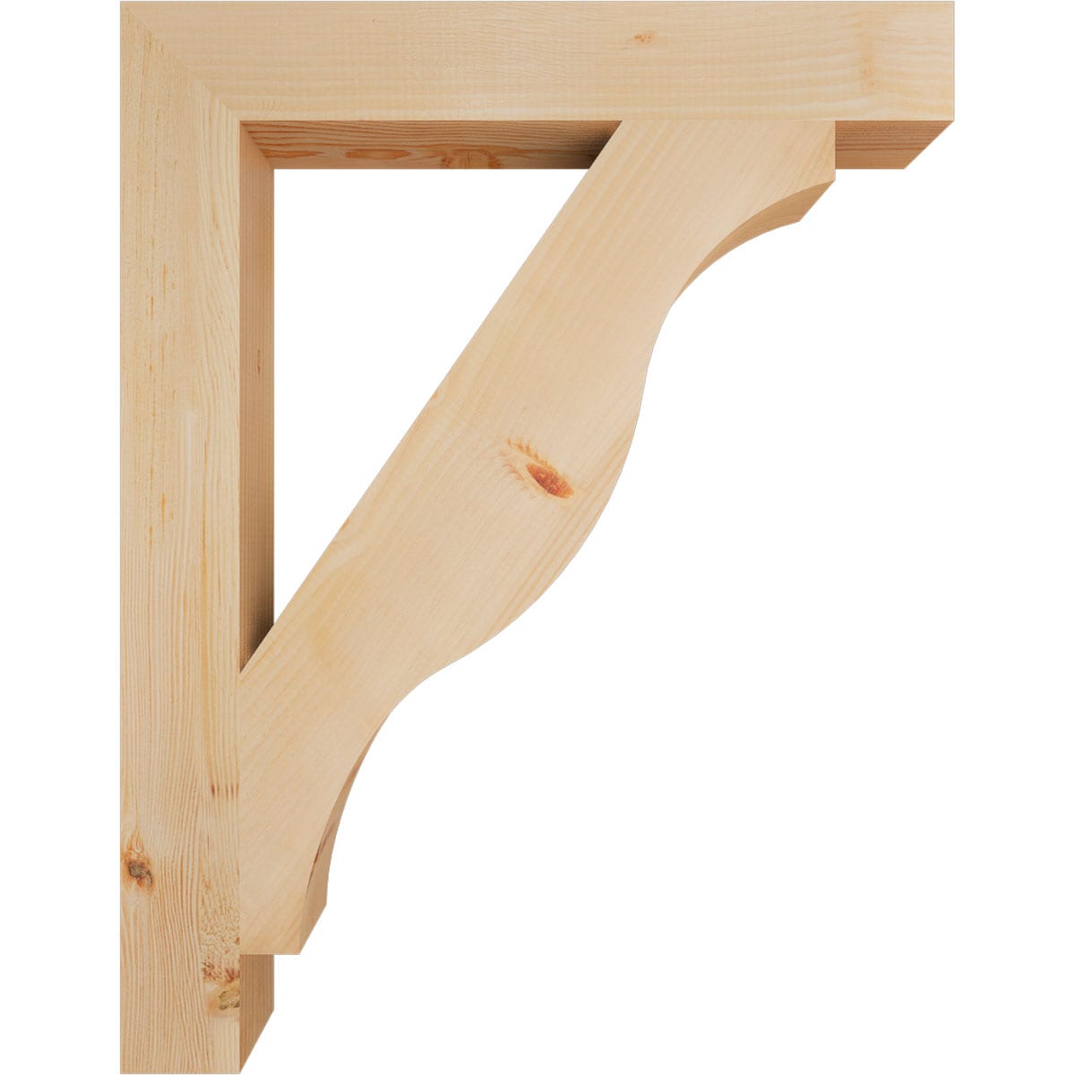Ekena Millwork BKT04X28X36FST05SDF Exterior-Brackets-Braces - View #3
