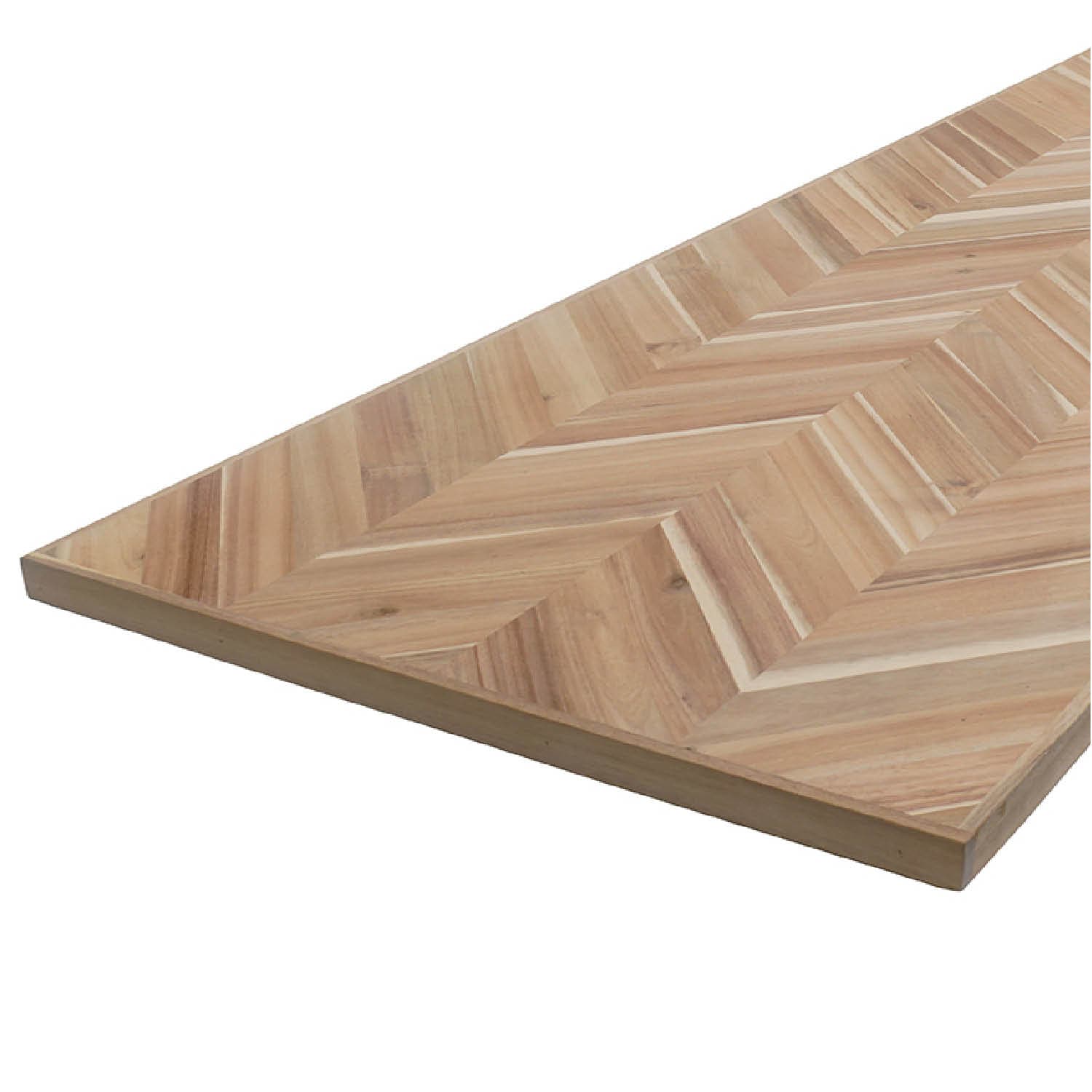 Centerpointe 8 Ft X 25 In X 15 In Unfinished Acacia Chevron Acacia Butcher Block Countertop In 