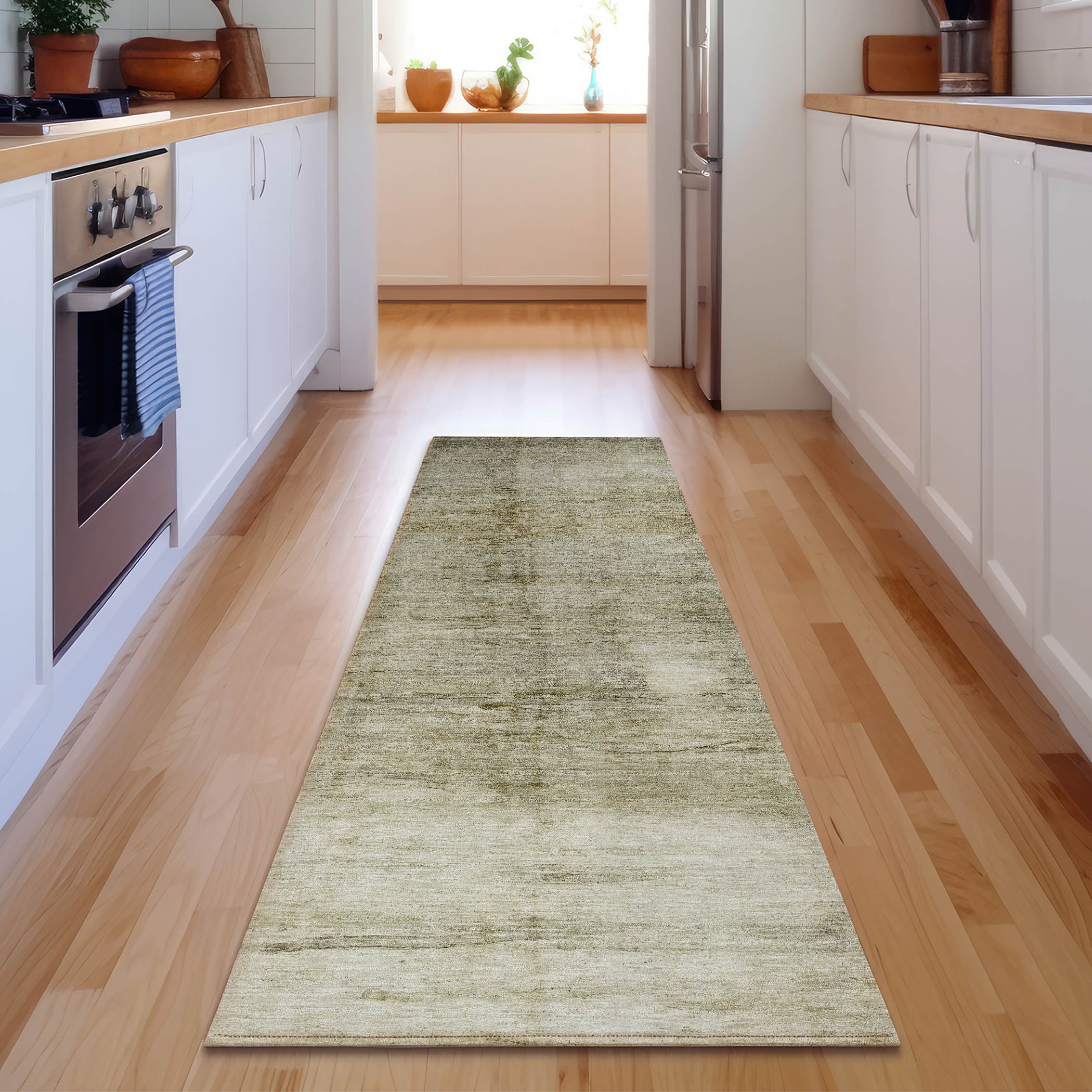 Addison Rugs AMF608TP2X8 Mayfield AMF608TP 2 x 7 (ft) Loomed Polyester Taupe Rectangular Indoor Geometric Machine washable Area rug