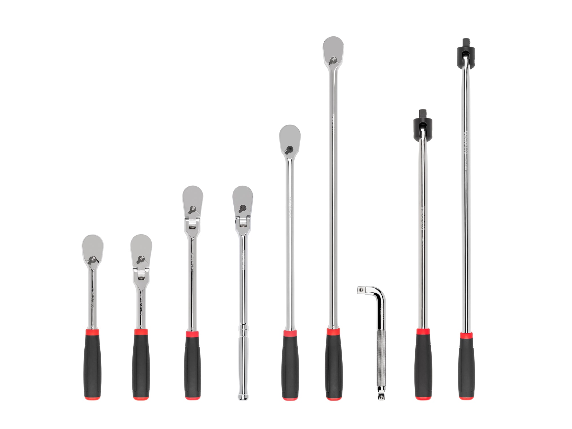 TEKTON 1/2 Inch Drive Comfort Grip Ratchet, L-Handle, and Breaker Bar Set (9-Piece) SDR99204 Sansujyuku sansujyuku.com