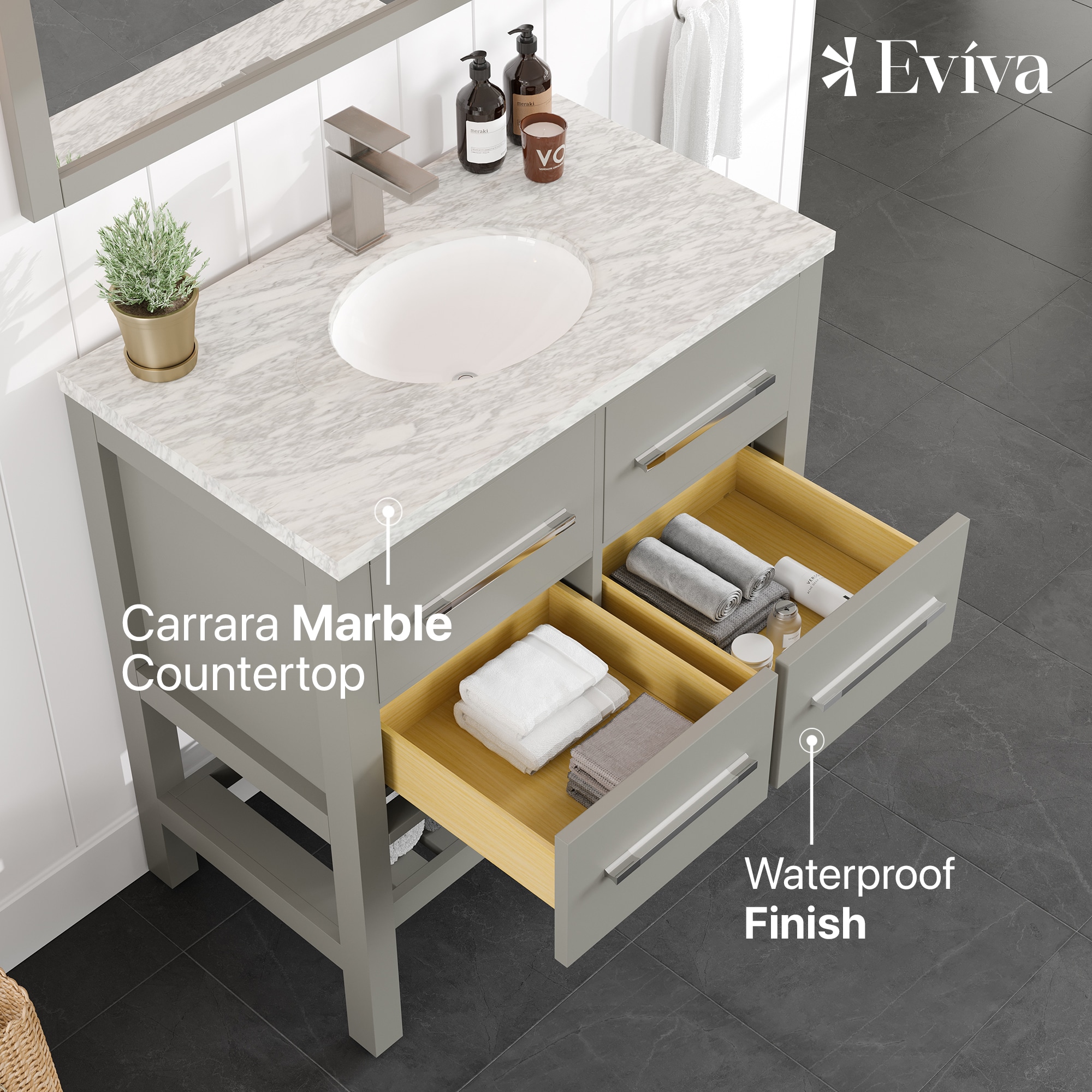 Eviva EVVN503-36GR Bath-Vanity-Combo - View #5