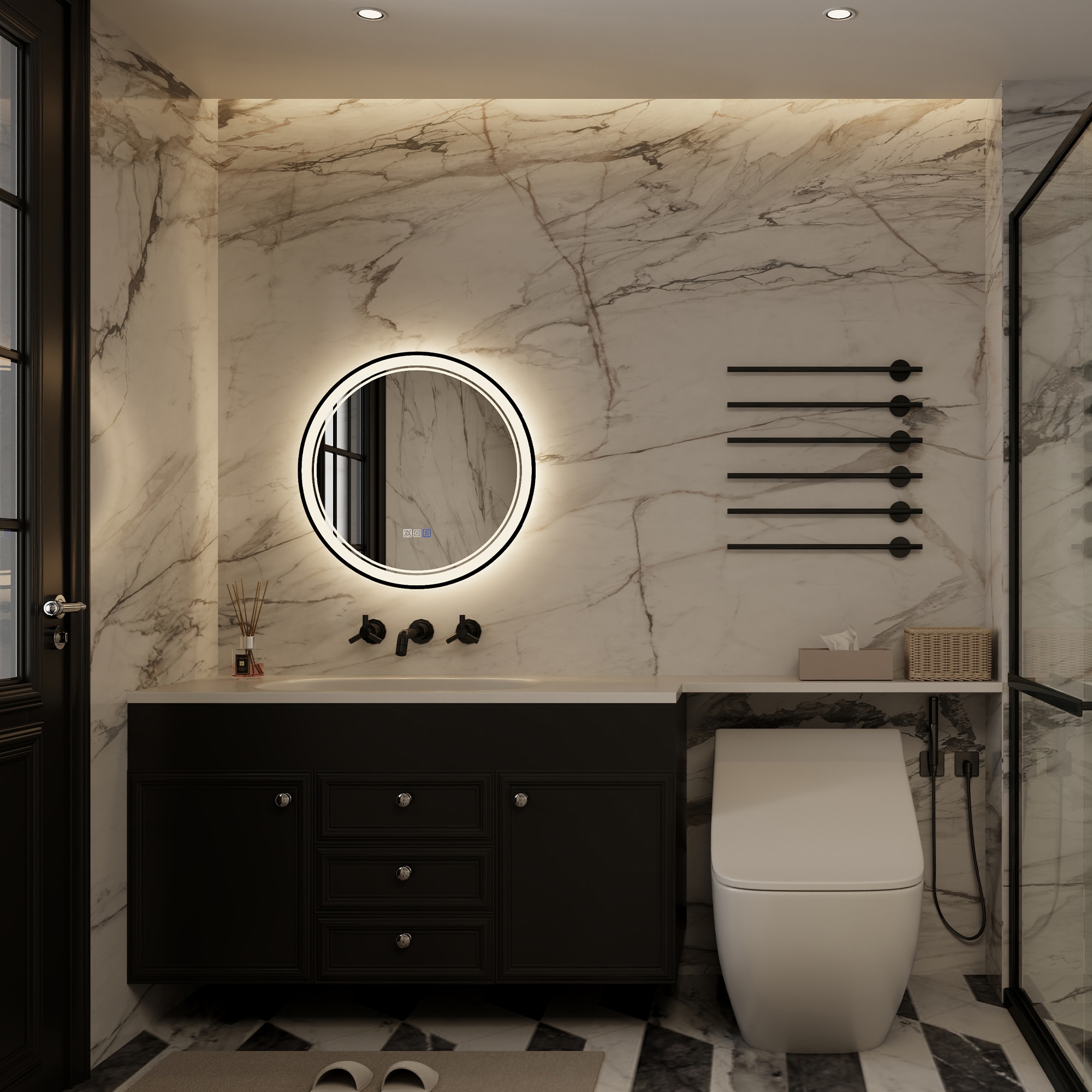 ExBrite FXBM2424BL Framed-Bath-Mirrors - View #19