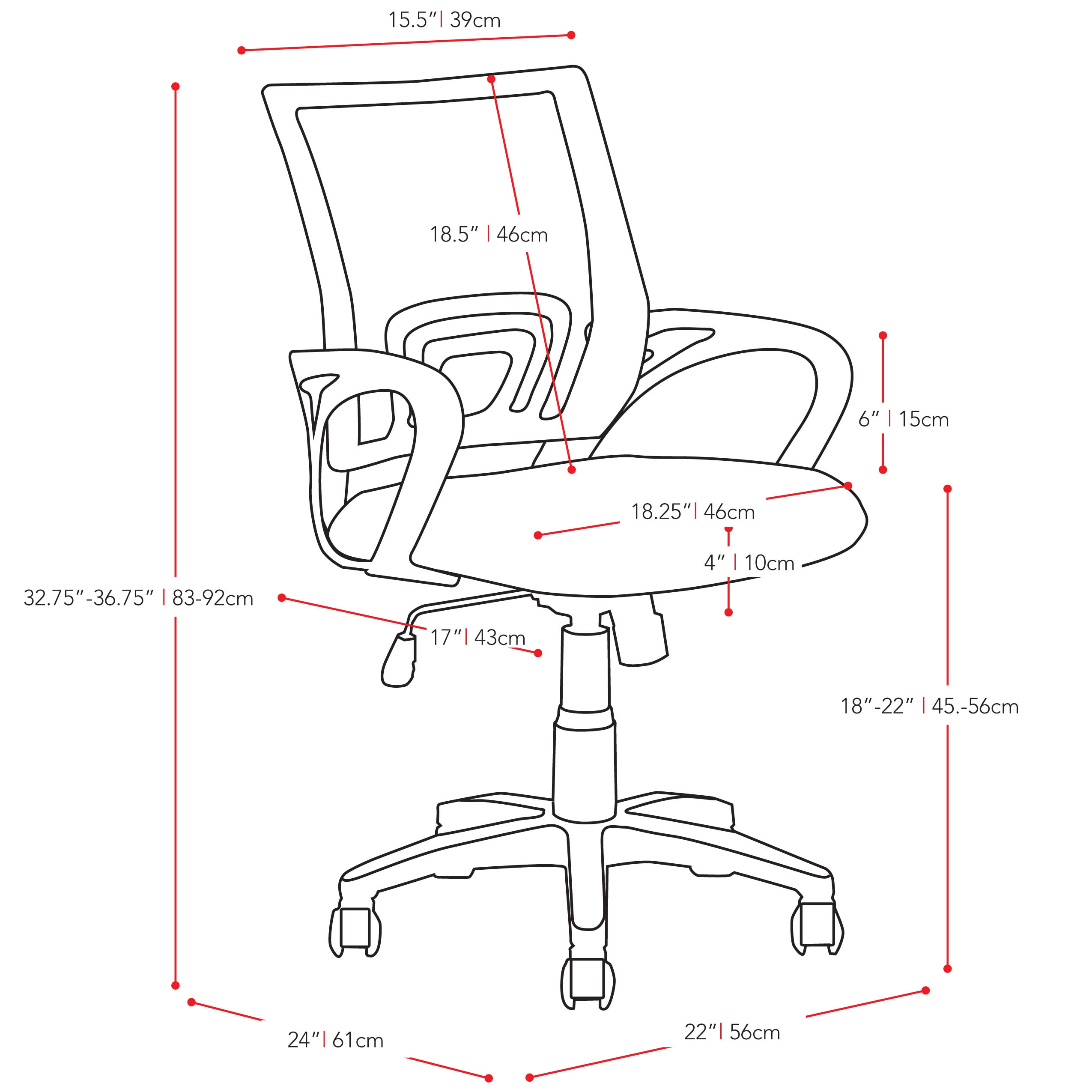 CorLiving LOF-324-O Office-Chairs - View #5
