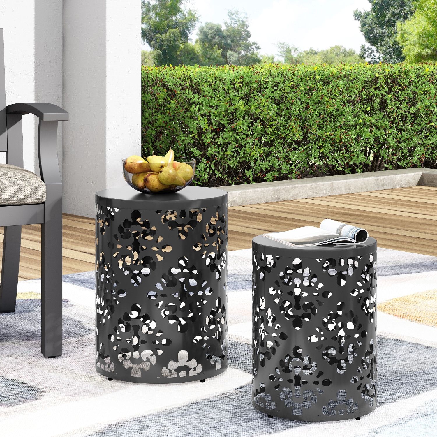 Streamdale Furniture 73604.00BLK Patio-Tables - View #3