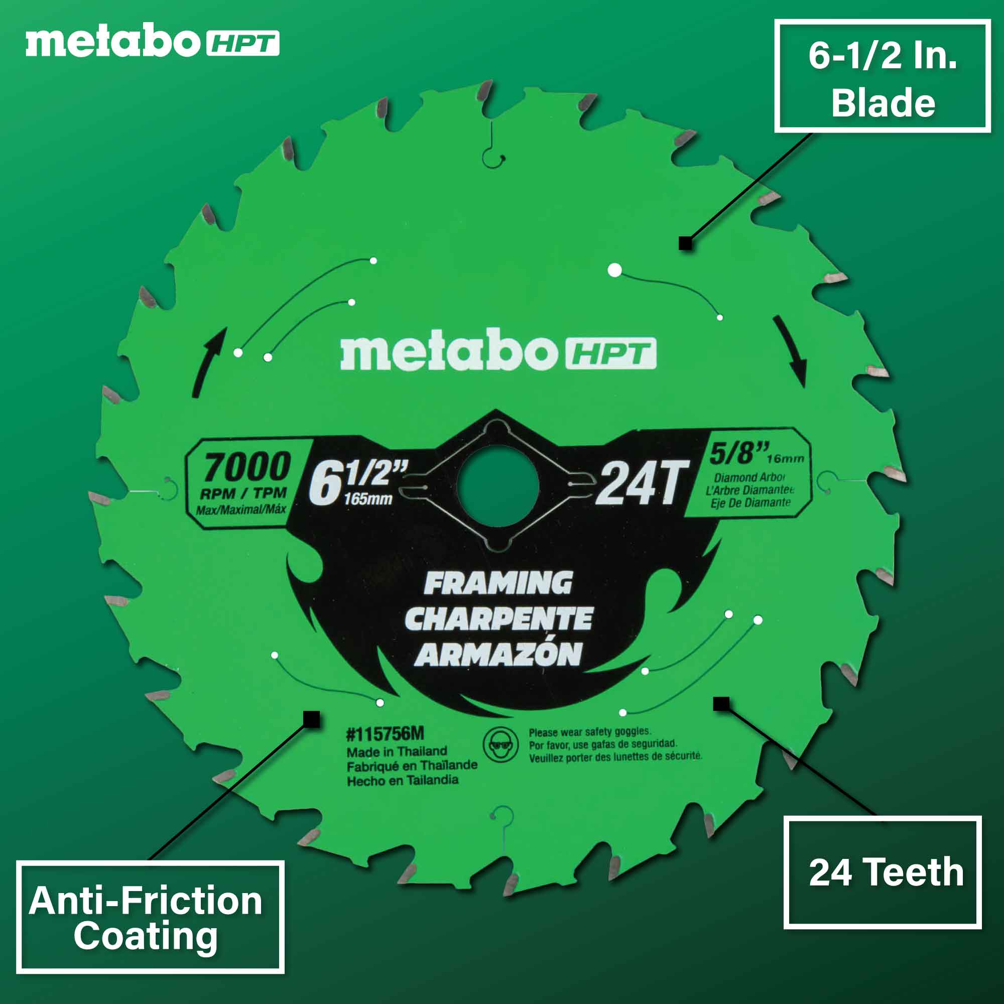 Metabo HPT 115756M Circular-Saw-Blades - View #4