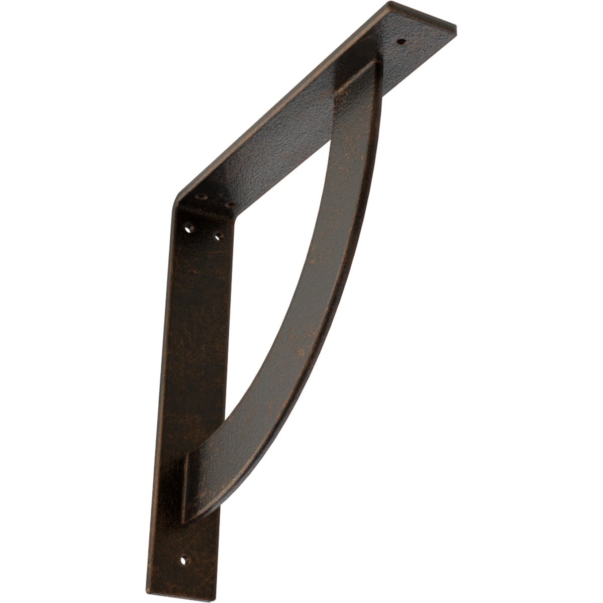 Ekena Millwork BKTM02X12X12BUABZ Bulwark 12-in x 2-in x 12-in Antique bronze Steel Mounting bracket