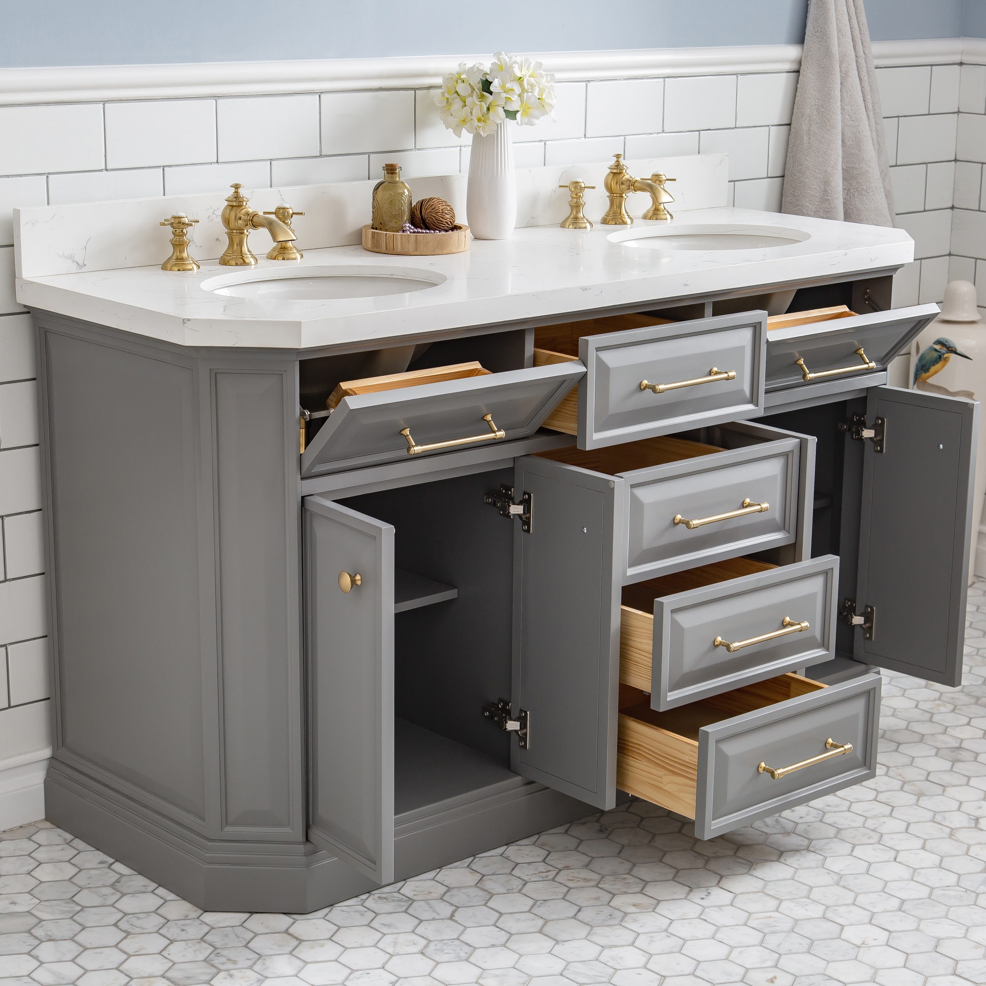 Water Creation PA60A-0600CG Bath-Vanity-Combo - View #4