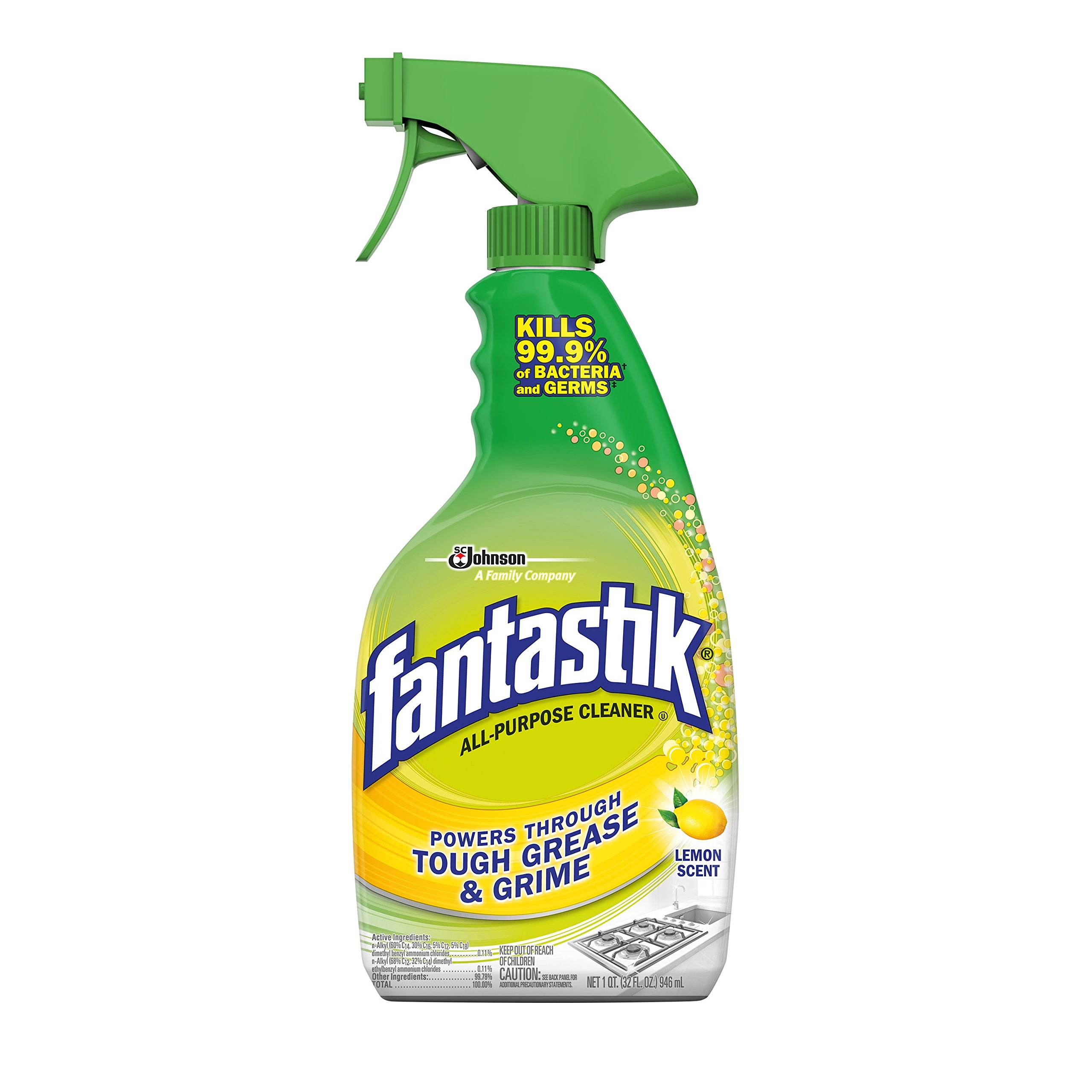 Fantastik  All-Purpose Cleaner Trigger Lemon Scent 32 fl oz Pack of 3