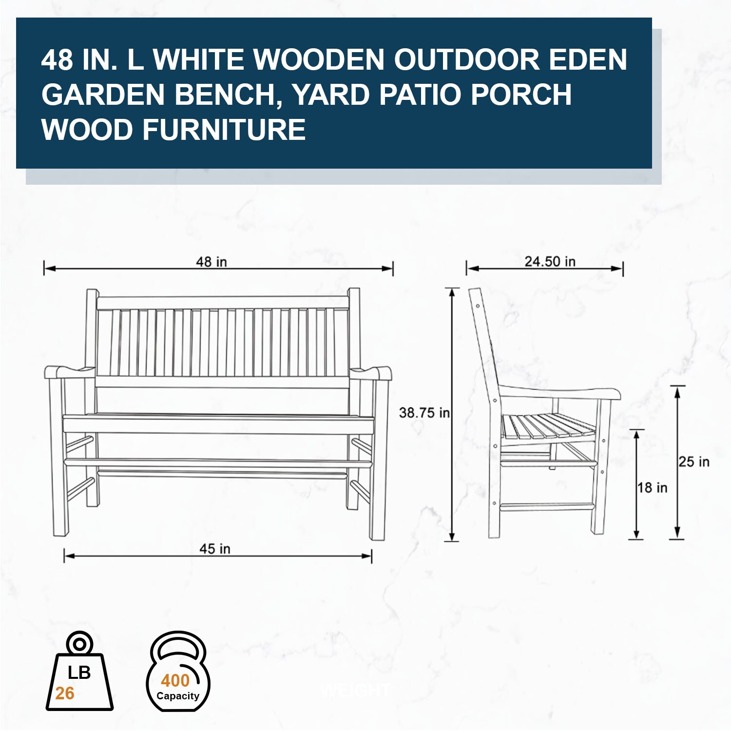 Shine Company 4217WT benches - View #6