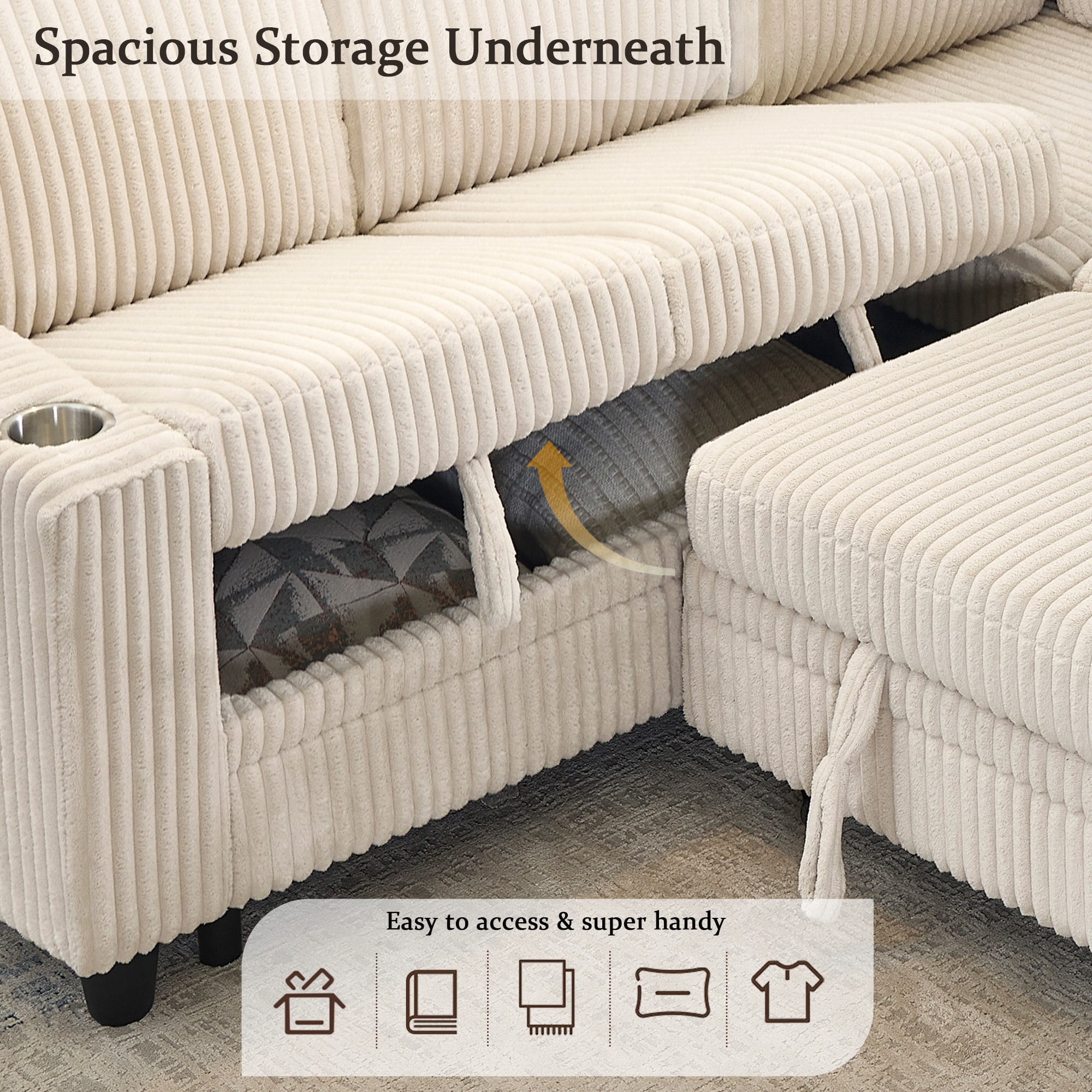 SINOFURN SYA330113BK Sofas-Loveseats - View #7