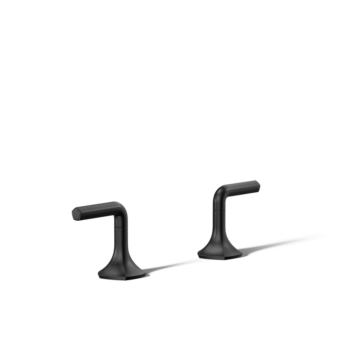 KOHLER Occasion Matte Black 2 -Handle Lever Bathtub Faucet Handle 2 -Pack