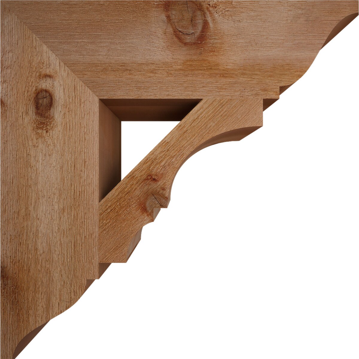 Ekena Millwork BKT06X22X22BOA01RWR Exterior-Brackets-Braces - View #3