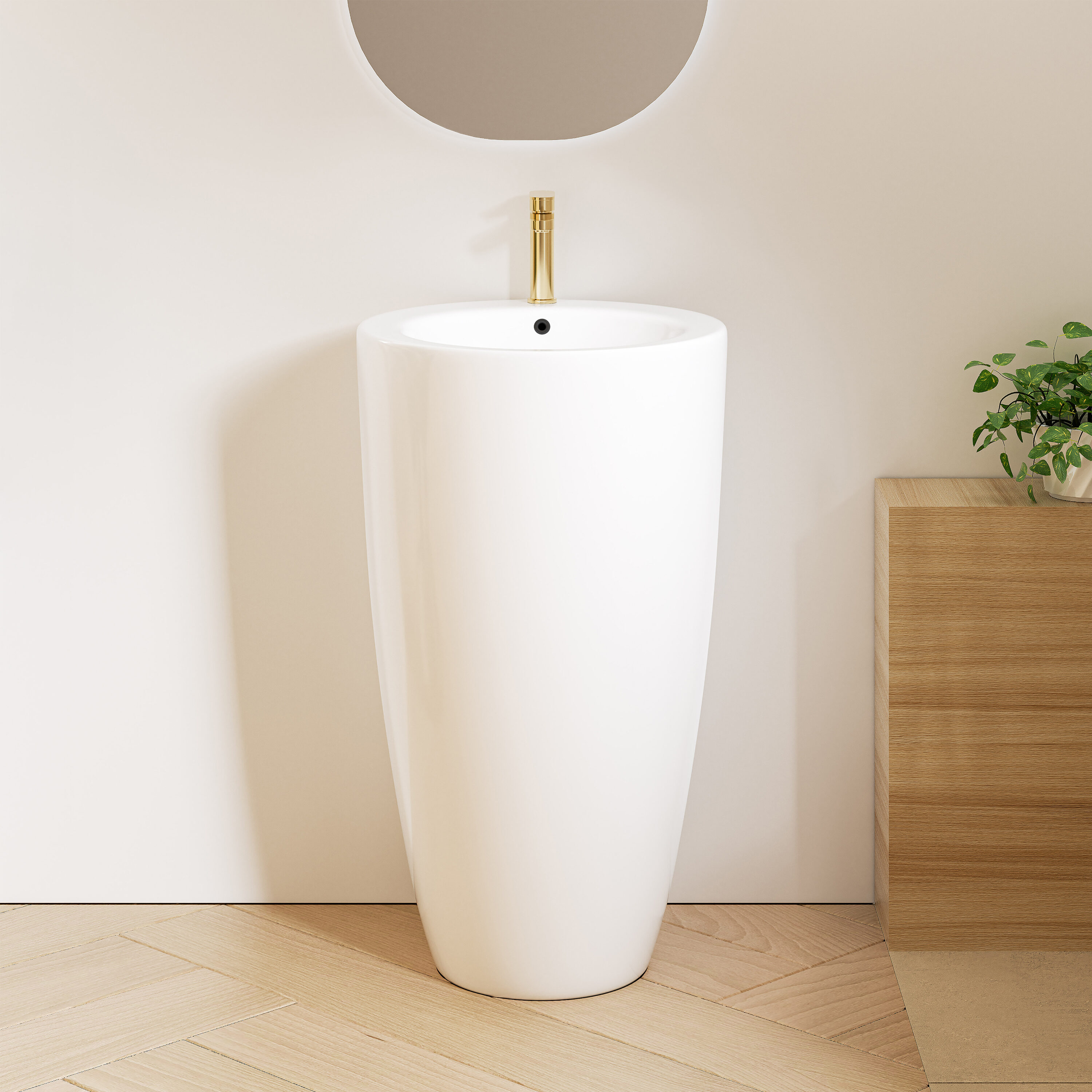 Eridanus ERI-PB-403-A Complete-Pedestal-Lavatories - View #4