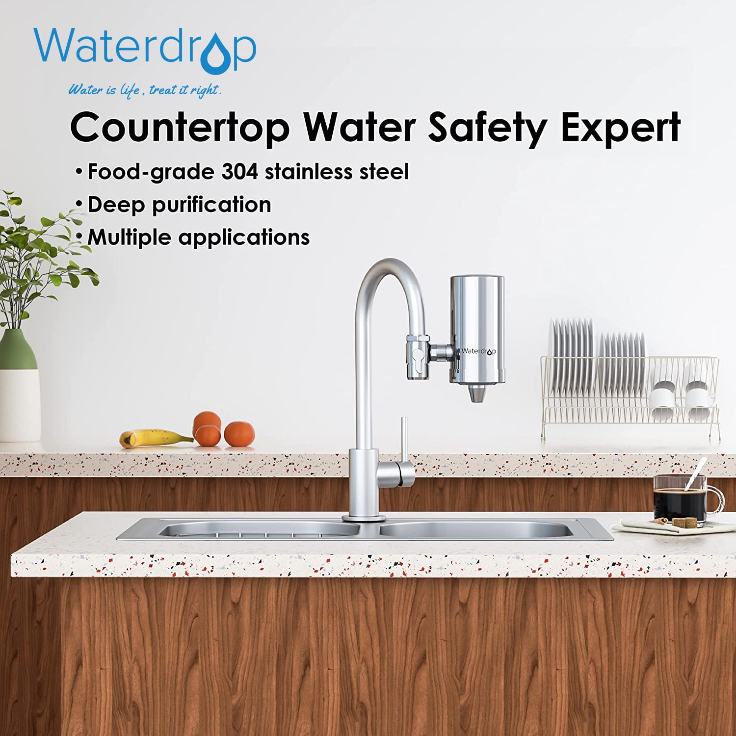 Waterdrop B-WD-FC-06-SET Faucet-Mount-Filters - View #2