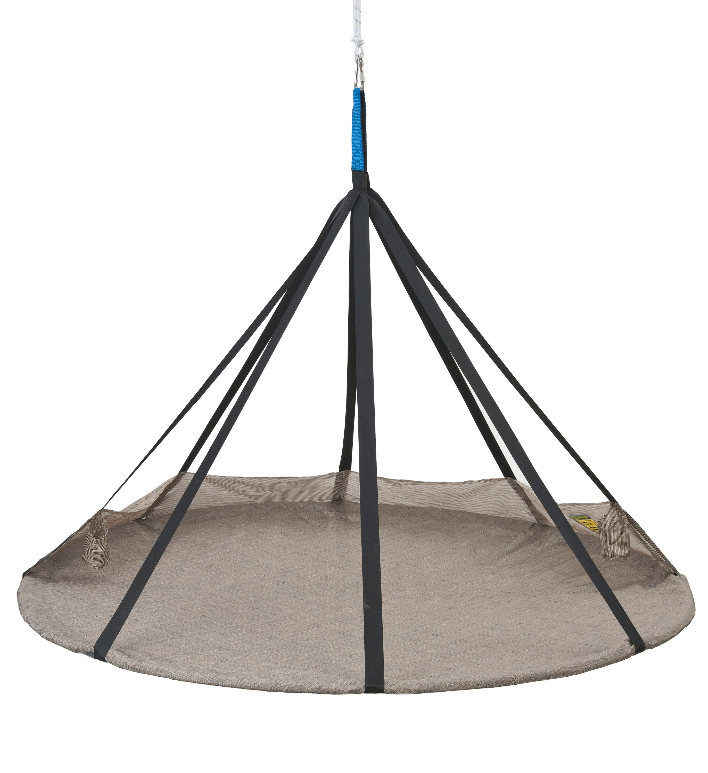 Flowerhouse Flying Saucer Set W Stand Tan Woven Hammock with Stand in the  Hammocks department at