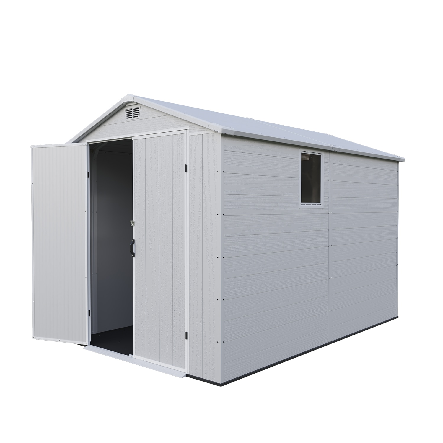 Patiowell WES-EN610-4WT Vinyl-Resin-Storage-Buildings - View #2