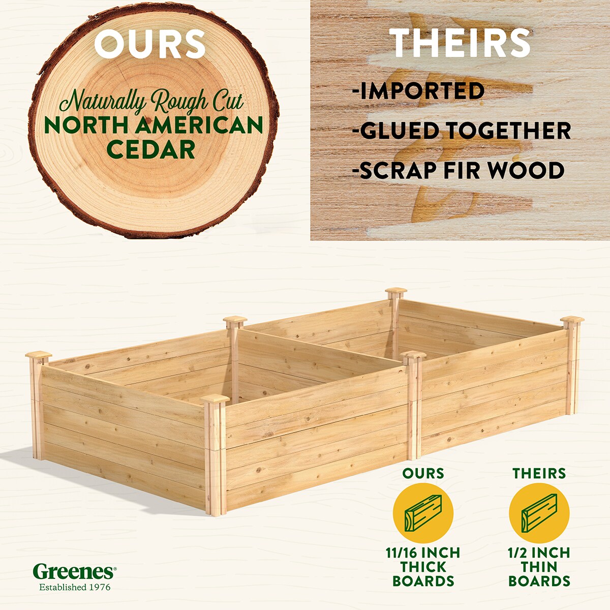 Greenes Fence RC6S6T35B Raised-Garden-Beds - View #2
