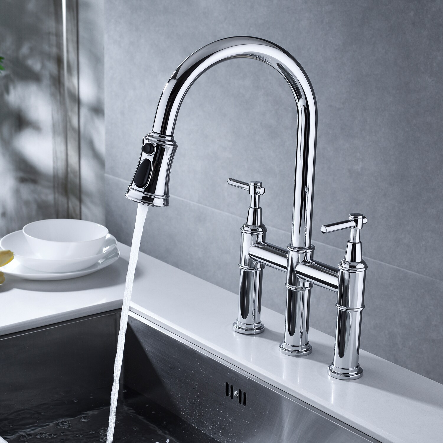 Clihome DG-KF02CH Kitchen-Faucets - View #5