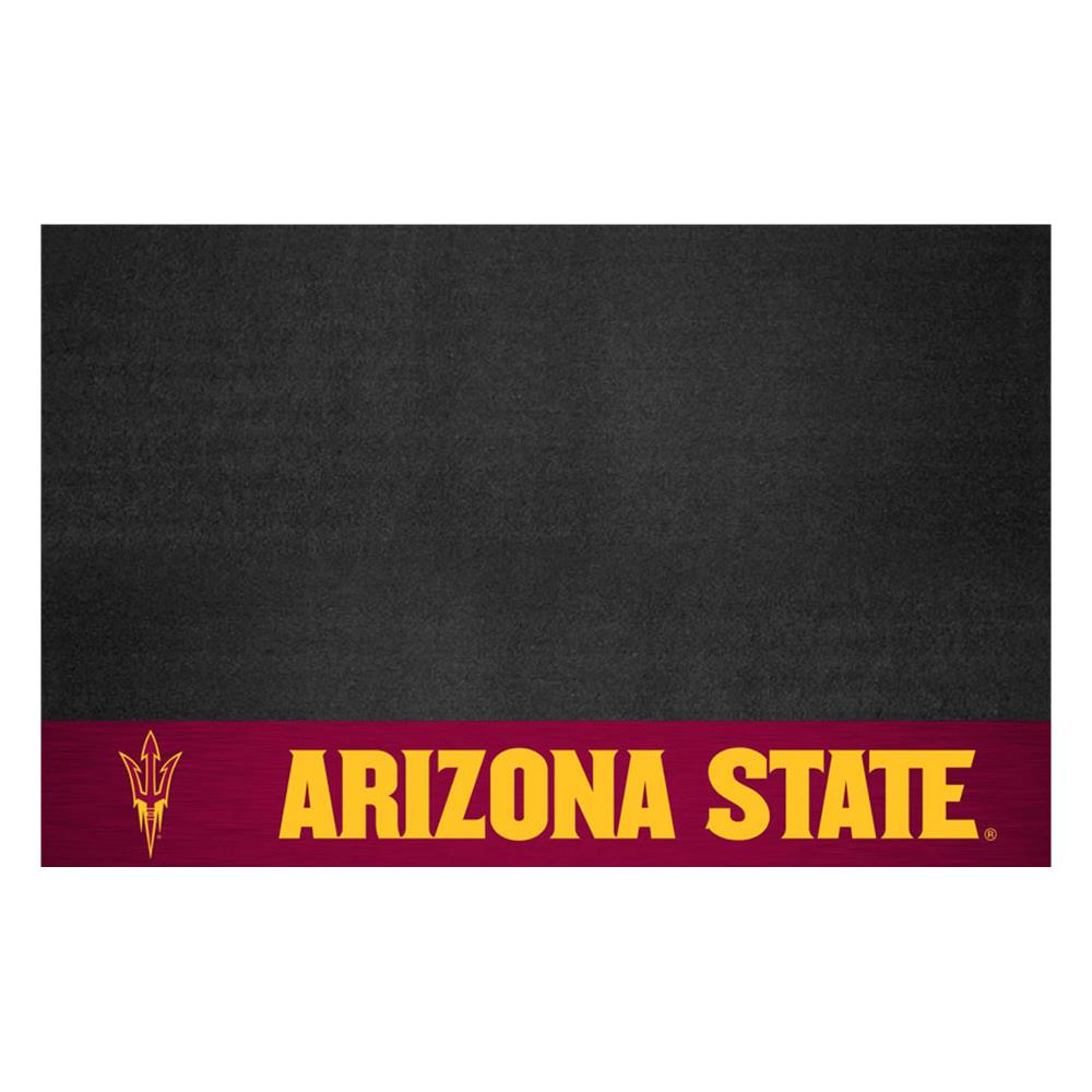 FANMATS 18275 Arizona State Sun Devils NCAA Grill Mat Black Vinyl Rectangular Grill Mat