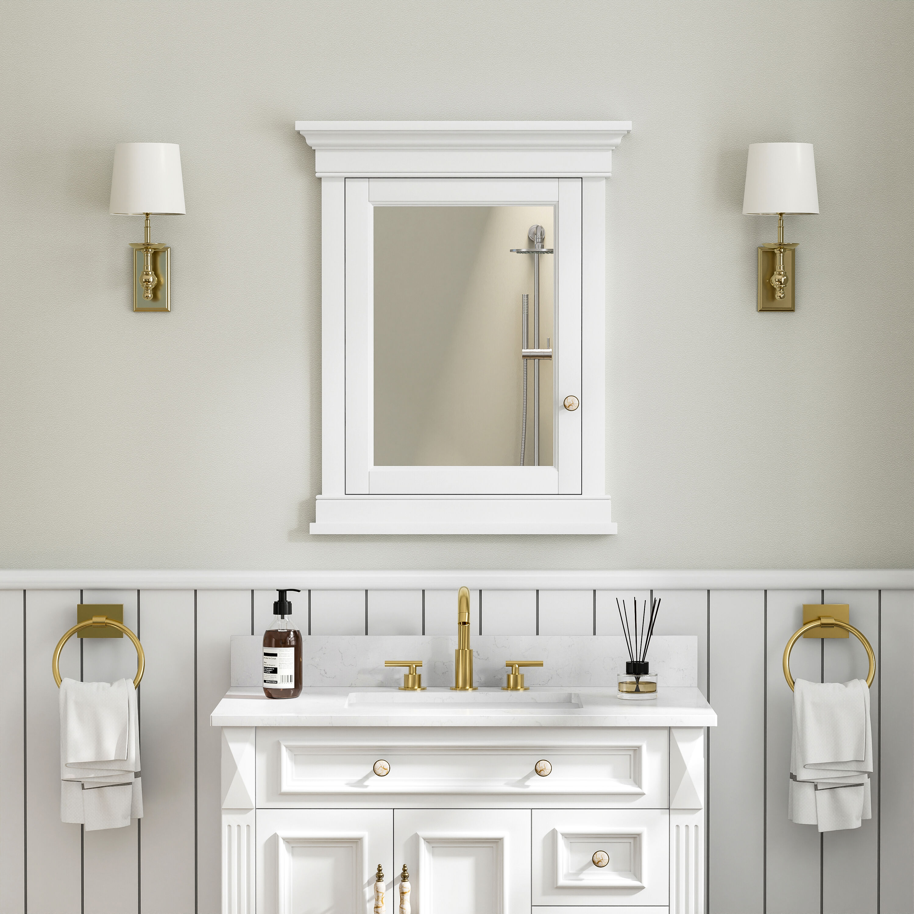 CALVON CLMMC2632WT Bathroom-Medicine-Cabinets - View #10