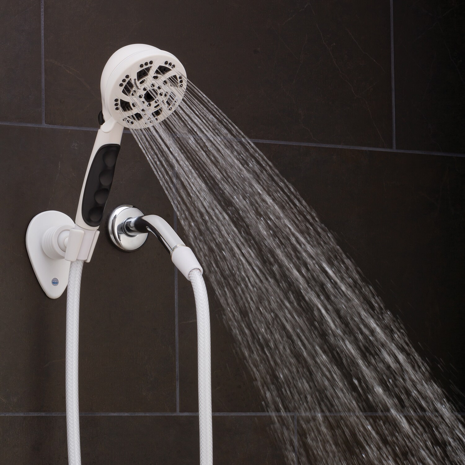 Oxygenics Fury RV White Handheld Shower Head with 72-Inch Hose