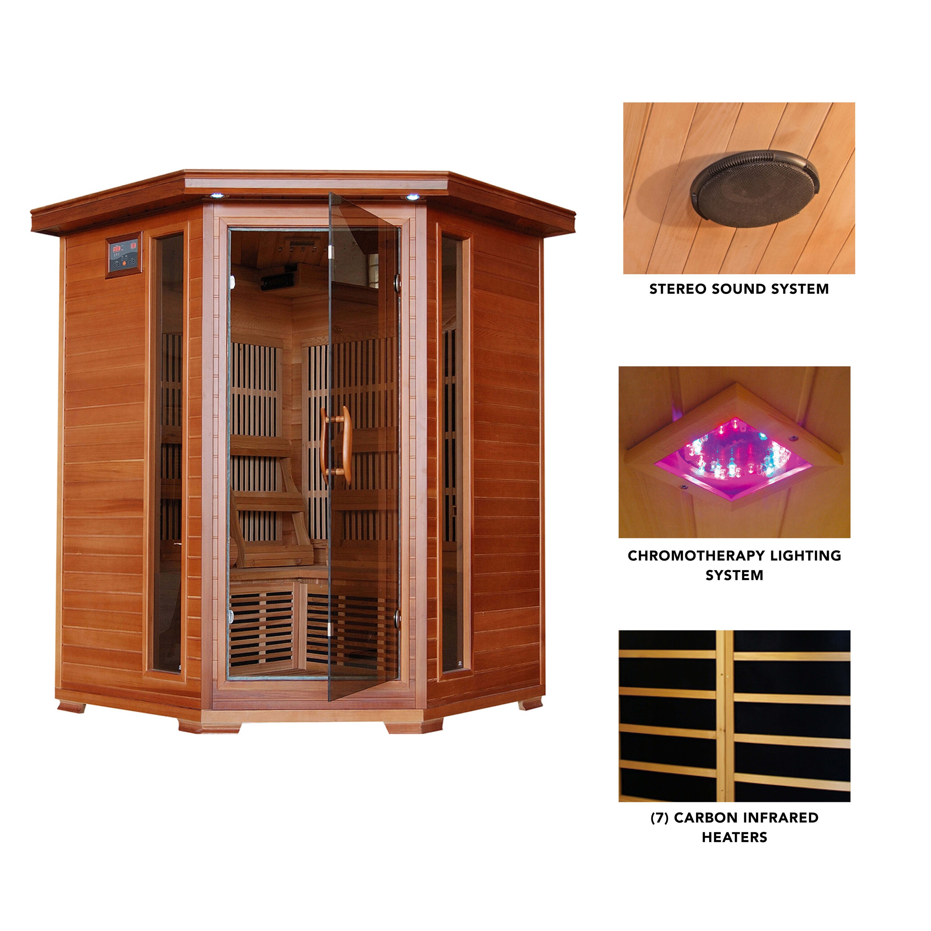 Infrared sauna Saunas at 
