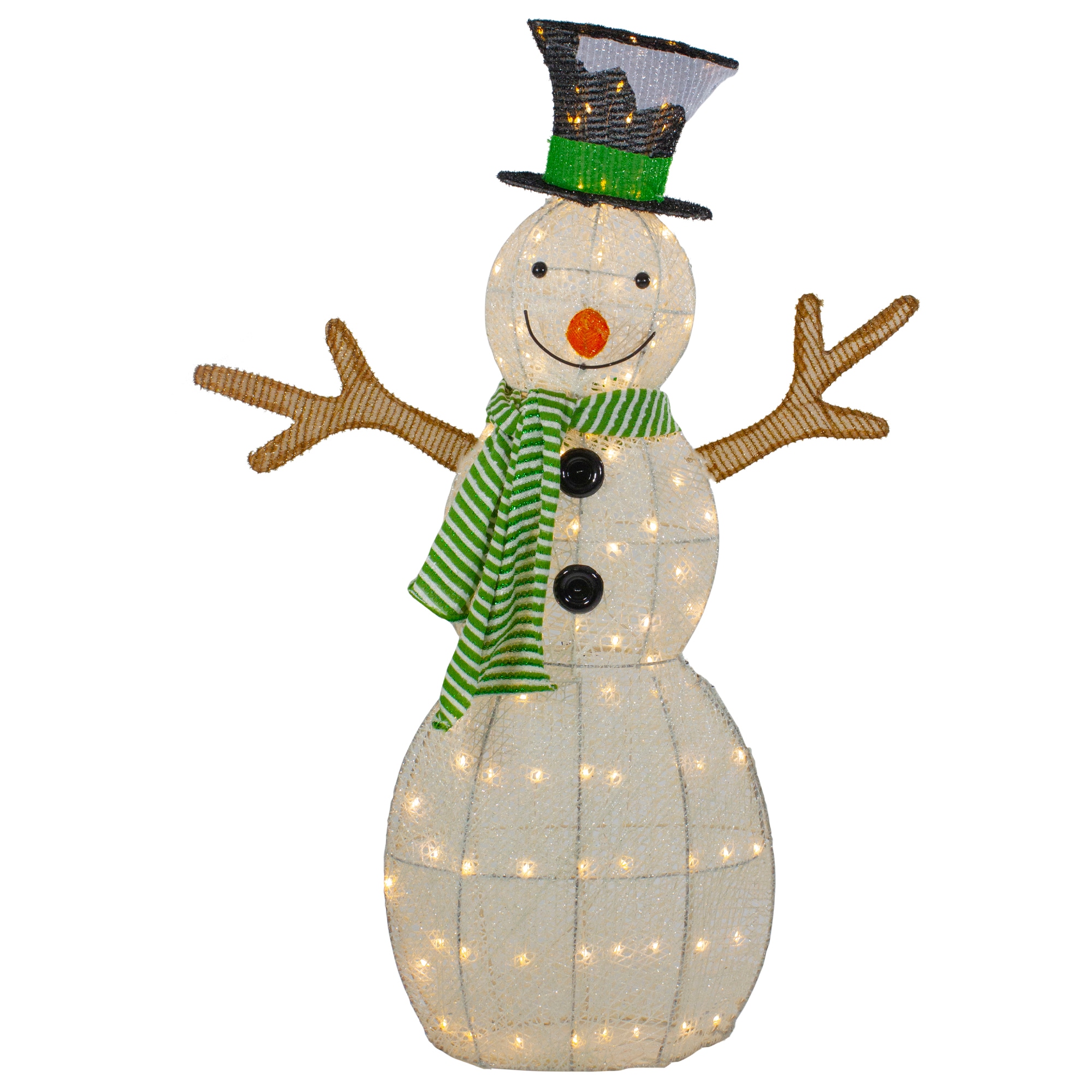 Northlight 34860040 43-in Freestanding Snowman Free standing decoration with White LED Lights