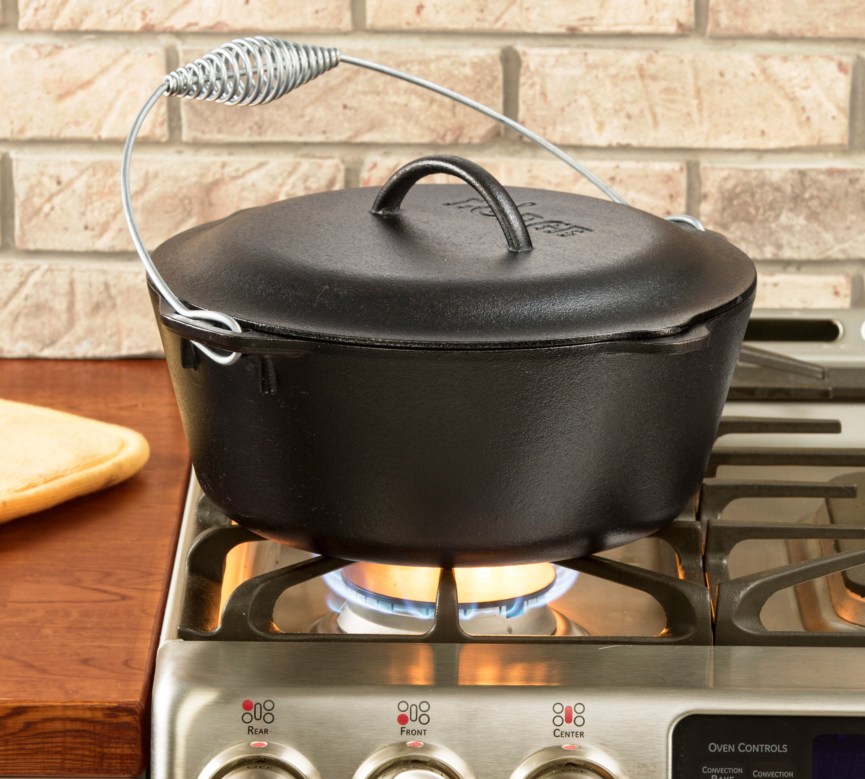 Lodge Cast Iron L10DO3 Stock-Pots - View #2