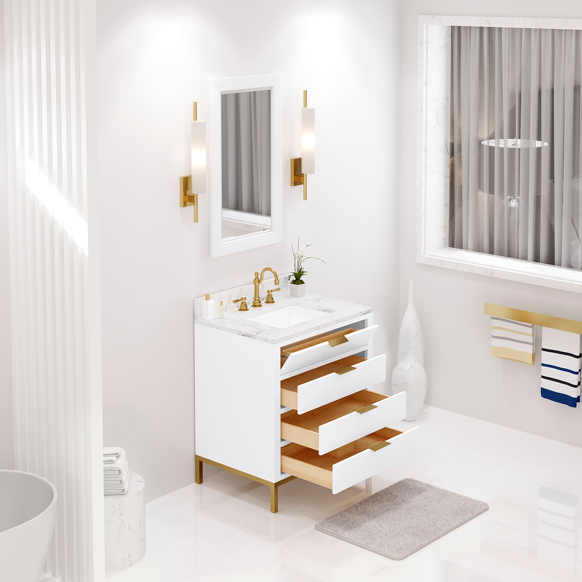 Water Creation BR30CW06PW-R21TL1206 Bath-Vanity-Combo - View #4