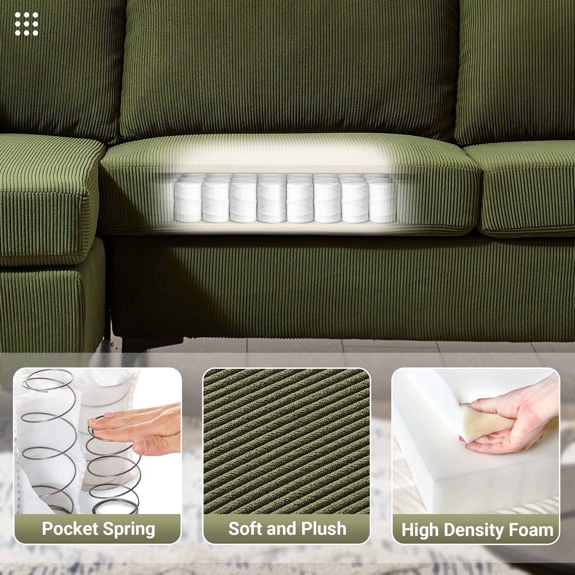 Pouuin SKM66 Sofas-Loveseats - View #5