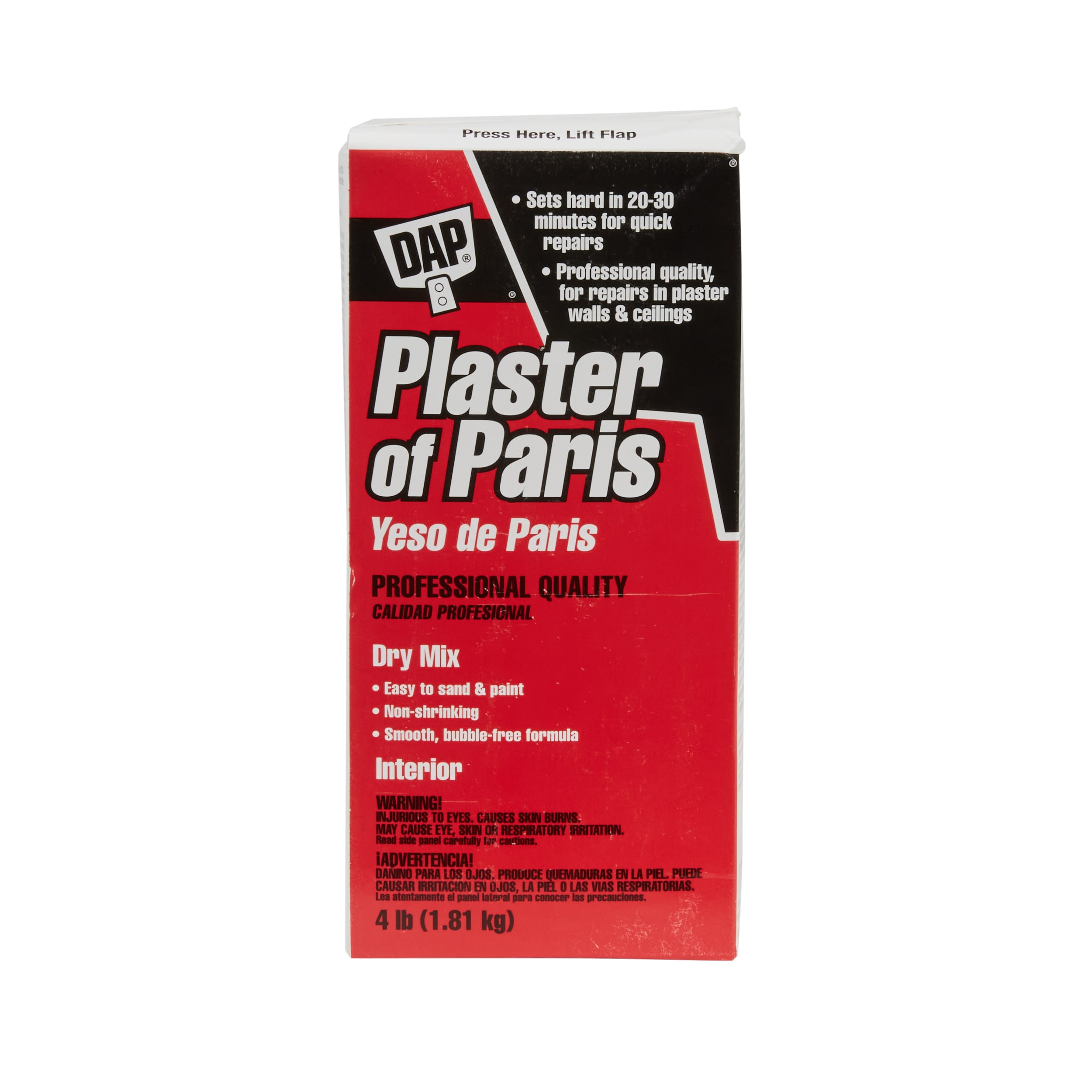 DAP 4-lb Carton Of Paris Plaster in the Plaster at Lowes.com