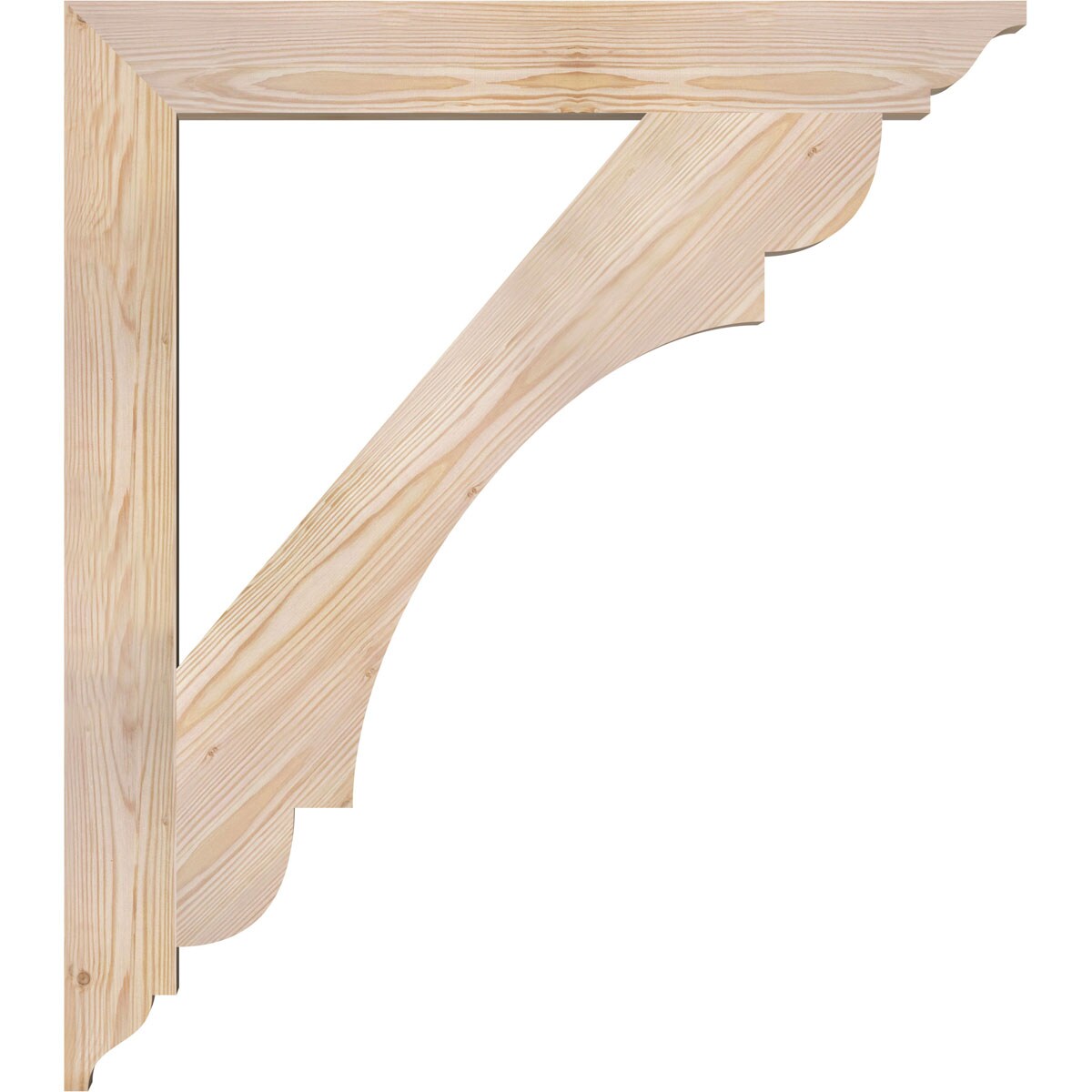 Ekena Millwork BKT04X30X34OLY01SDF Exterior-Brackets-Braces - View #3