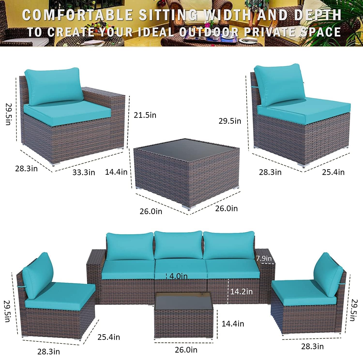 ALAULM LS-6PCS-BLUE Patio-Conversation-Sets - View #6