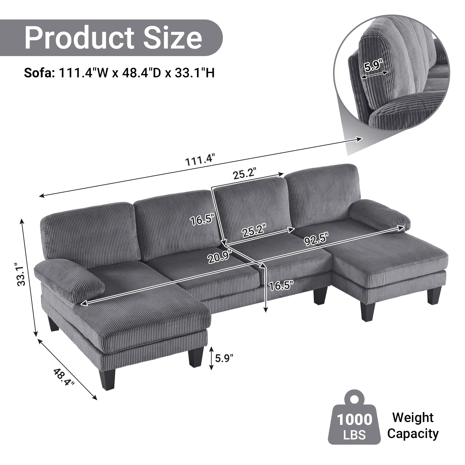 Outopee LO1G98000439+40 Sofas-Loveseats - View #2