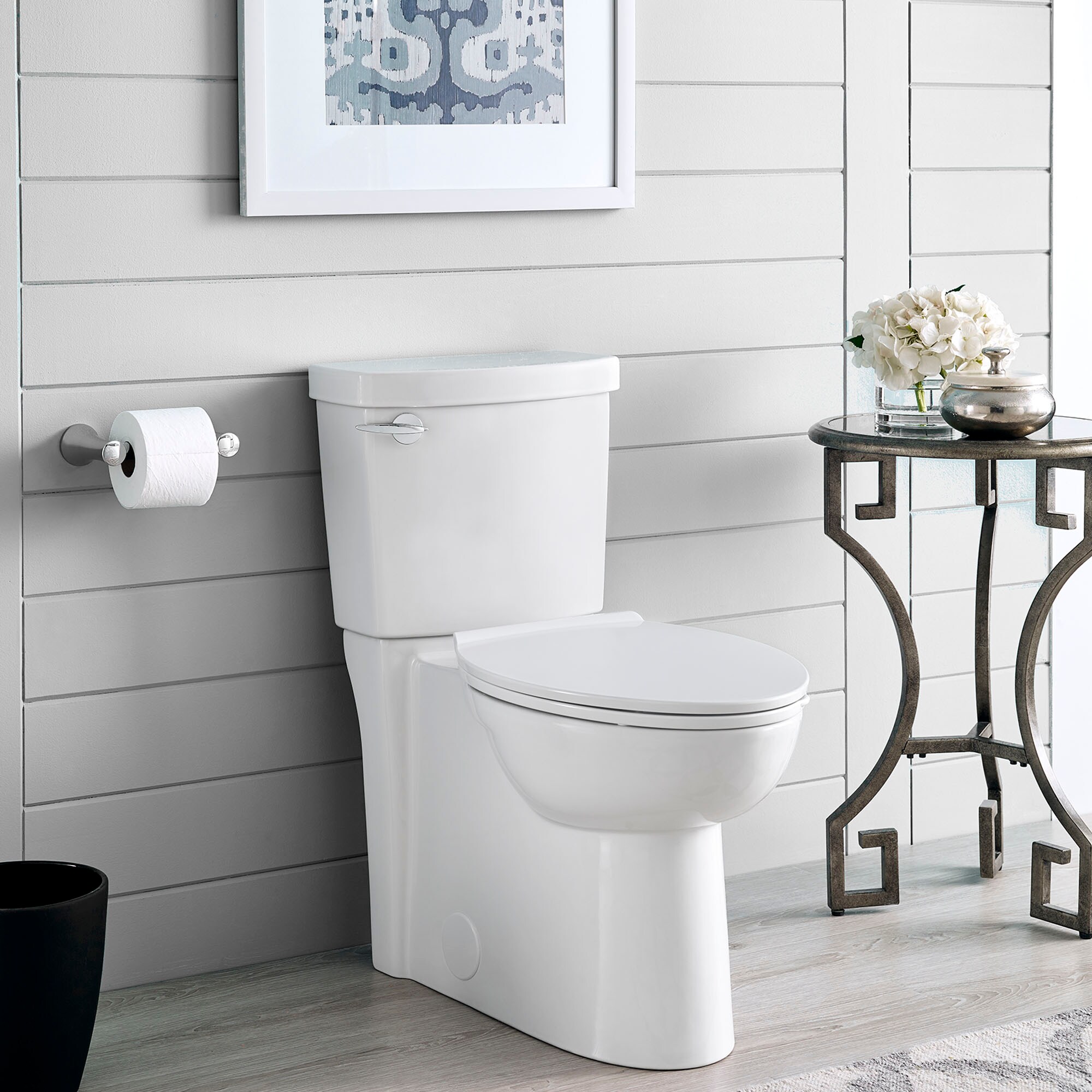 American standard clean white elongated chair height 2 piece watersense